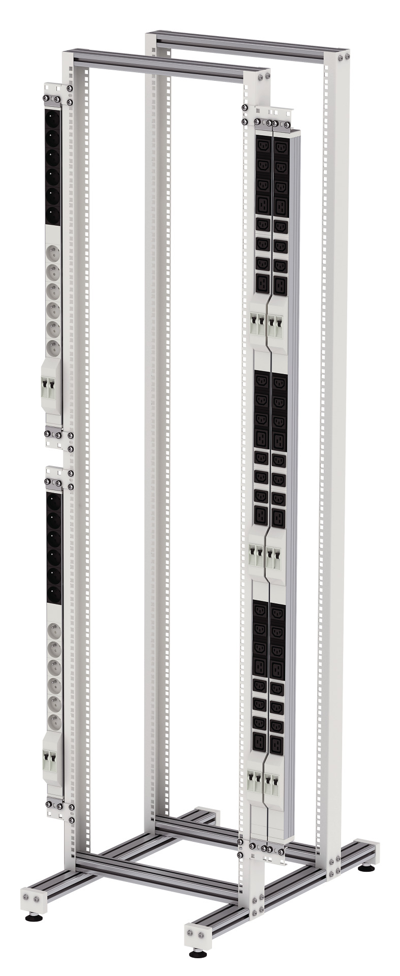 PDU Holder 2-Way für PRO, Set of 2, RAL9005