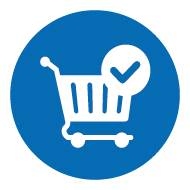 Icon shopping basket