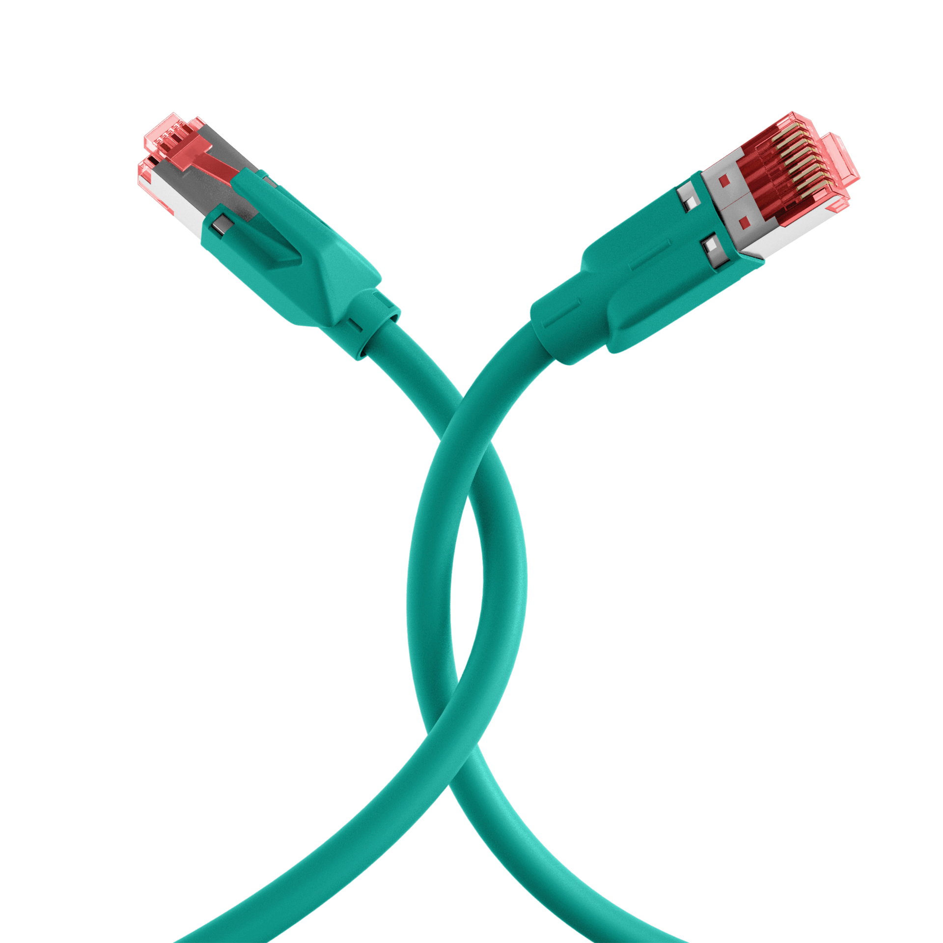 RJ45 Patch Cord Cat.6A S/FTP LSZH Draka UC900 TM21 green 7,5m