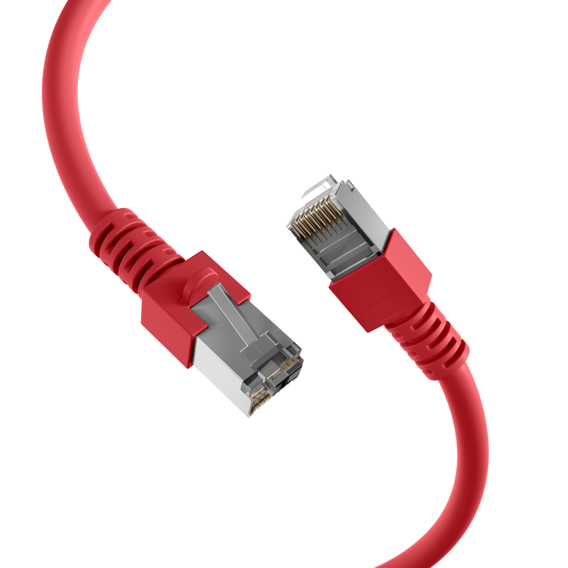 RJ45 Patch Cord Cat.5e SF/UTP PVC CCA red 3m