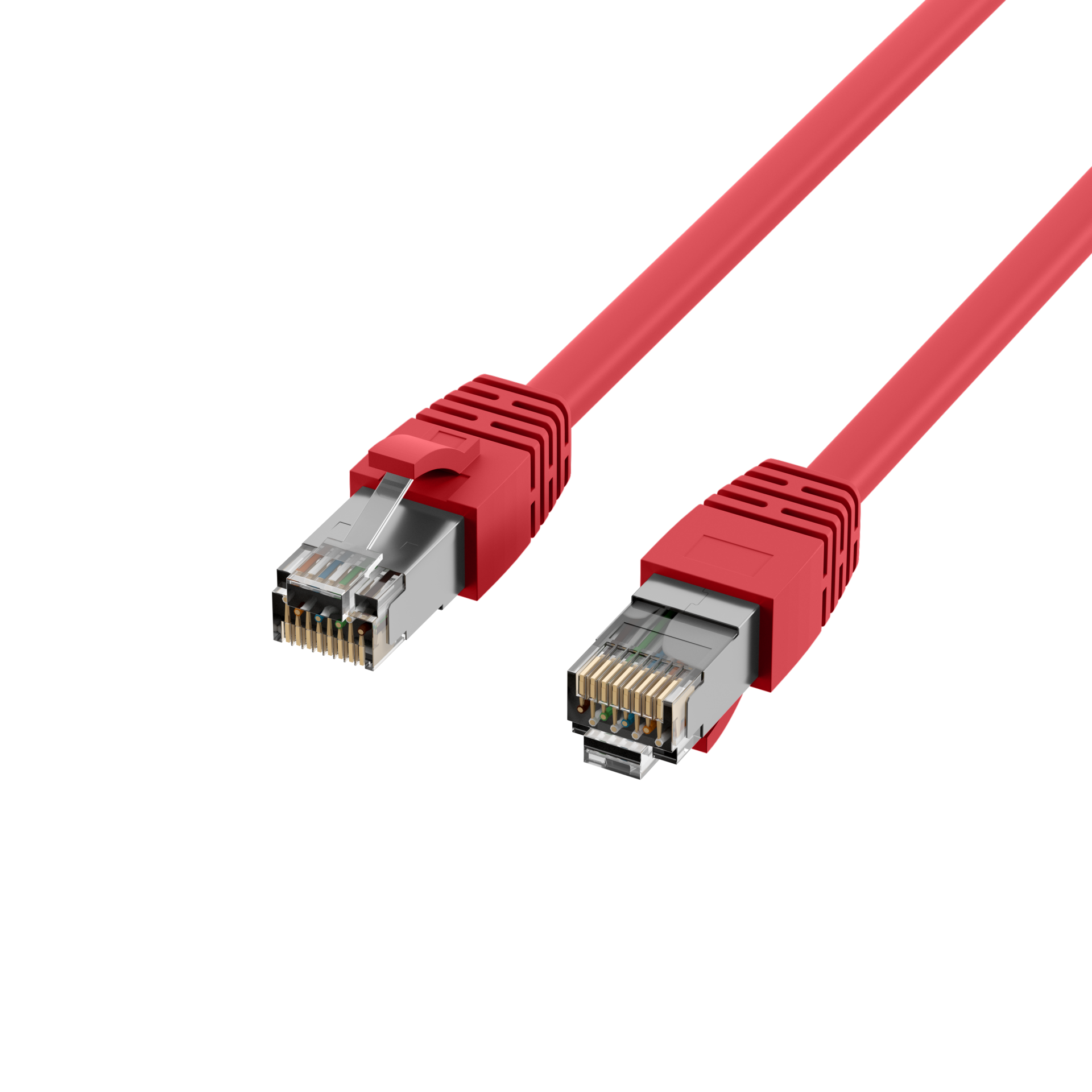 RJ45 Patch Cord Cat.8.1 S/FTP LSZH BC red 3m