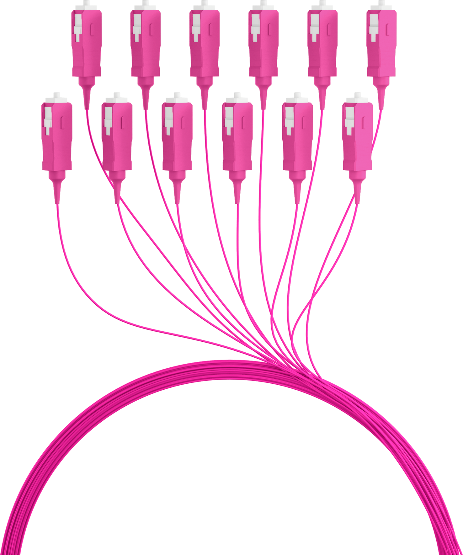 Fiber Pigtail SC OM4 -Heather violet 2m - 1 piece