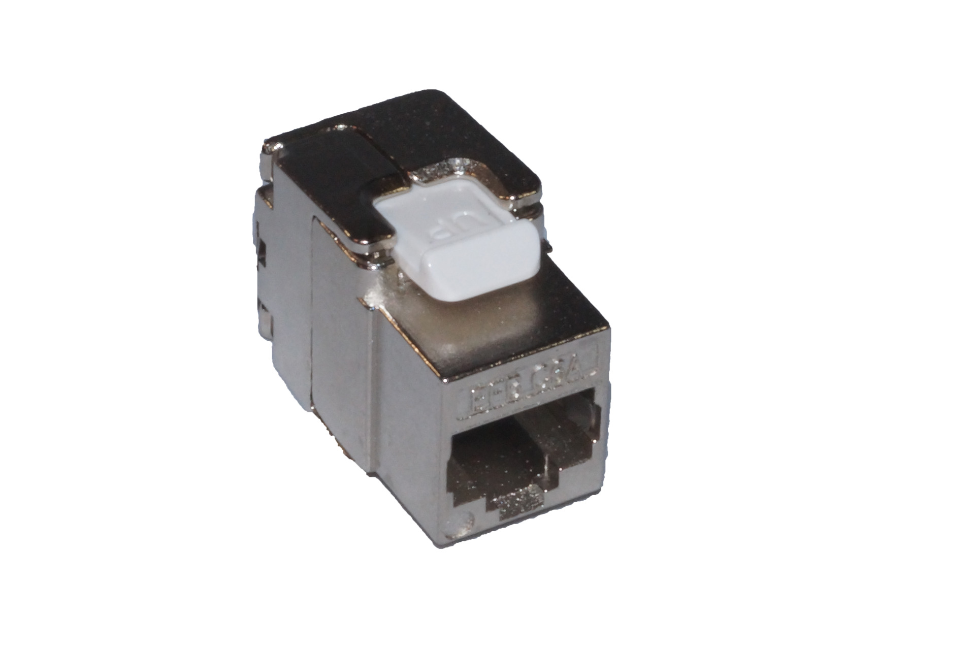 CONNECTOR CAT6A STP TOOLLESS LOW PROFILE,Metal