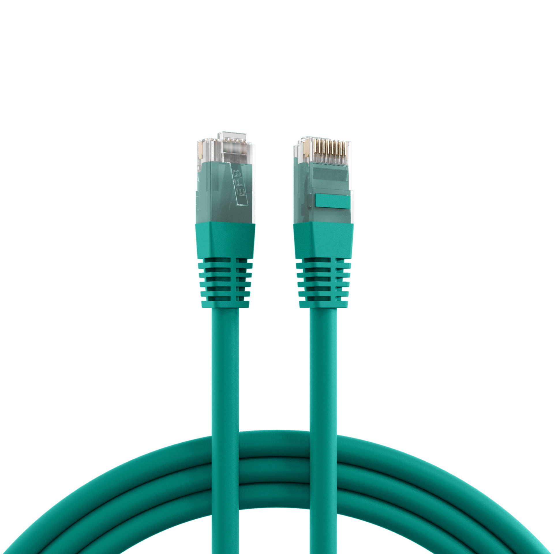 RJ45 Patchkabel Cat.5e U/UTP PVC  CCA grün 0,5m