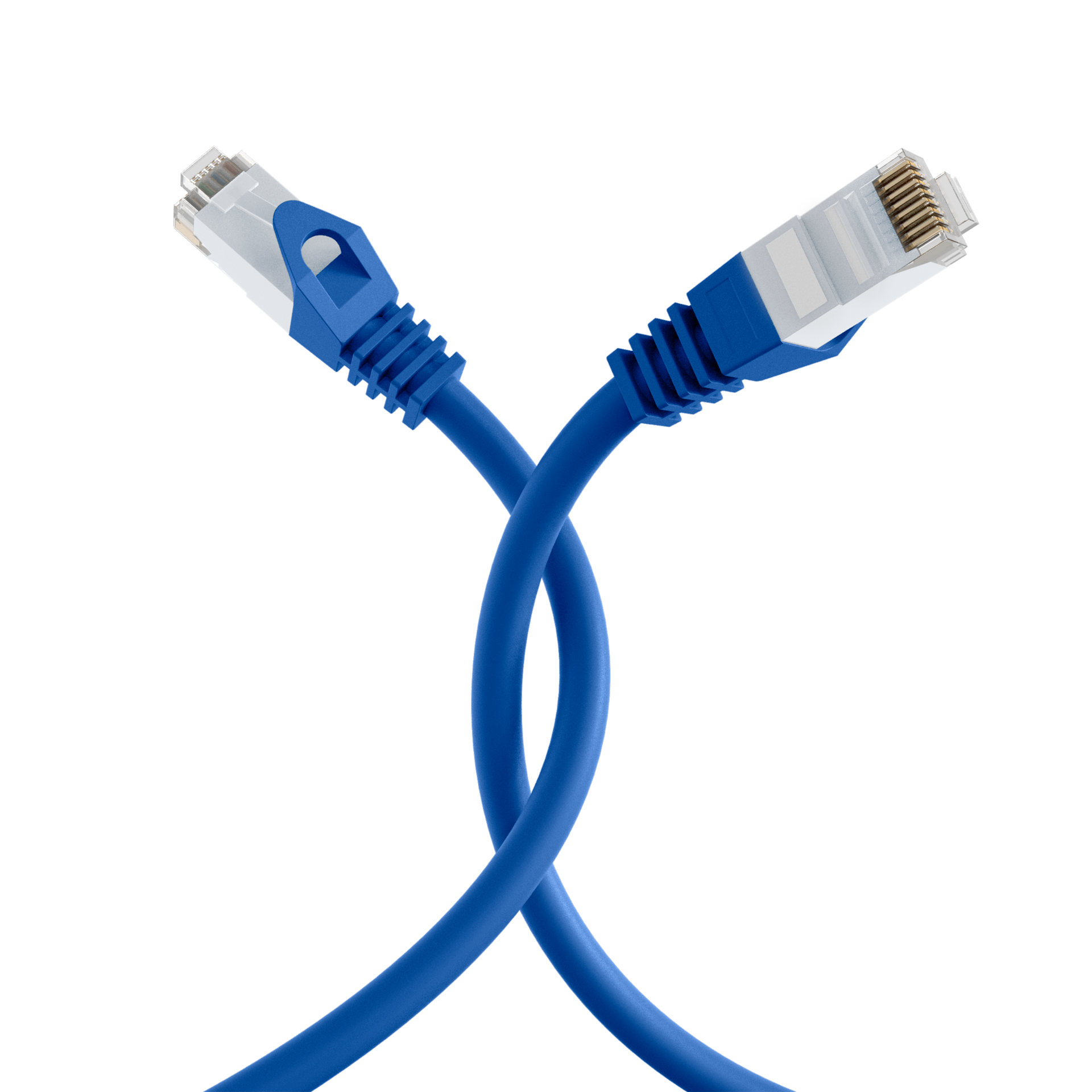 RJ45 Patch Cord Cat.6 U/UTP LSZH CCA blue 1,5m