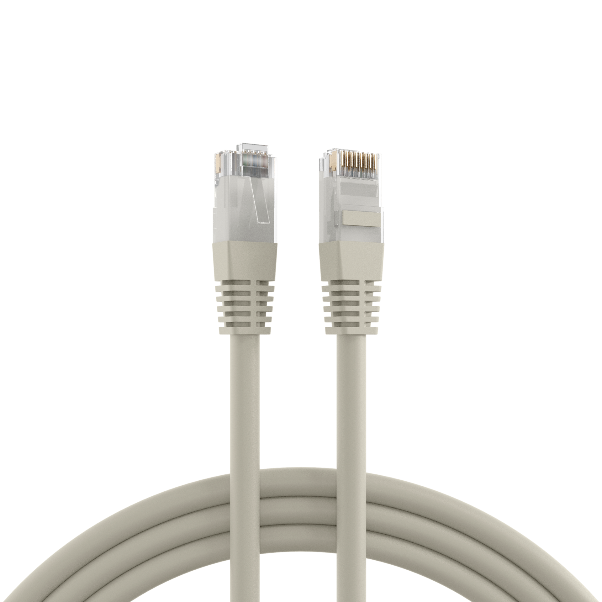 RJ45 Patch Cord Cat.5e U/UTP PVC CCA grey 5m