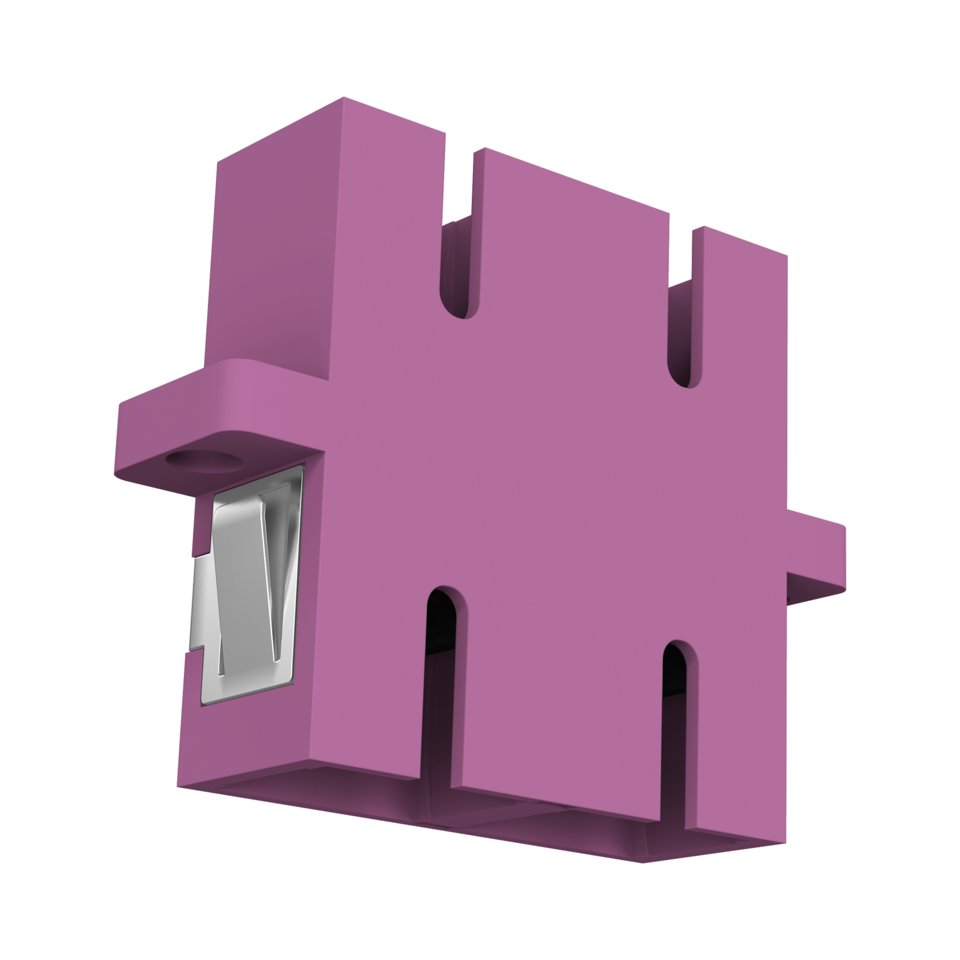 Adapter  SC Duplex OM4 erica violet 