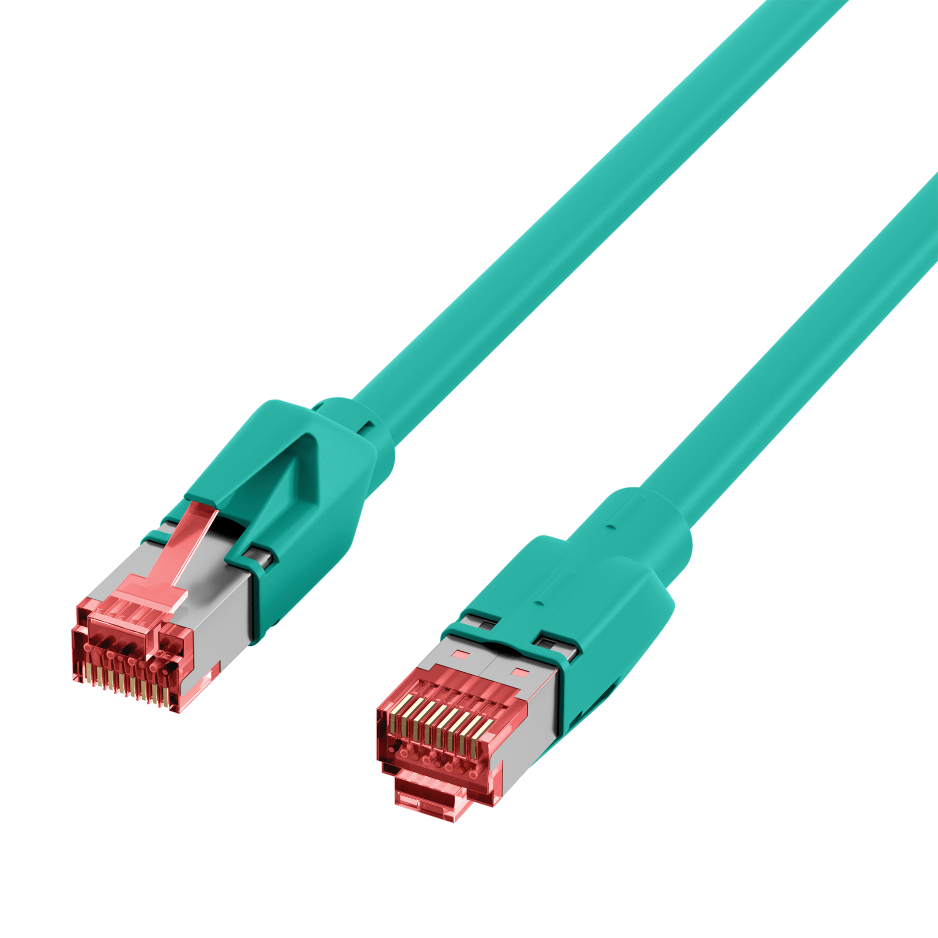 RJ45 Patch Cord Cat.6A S/FTP Dätwyler 7702 TM21 green 20m