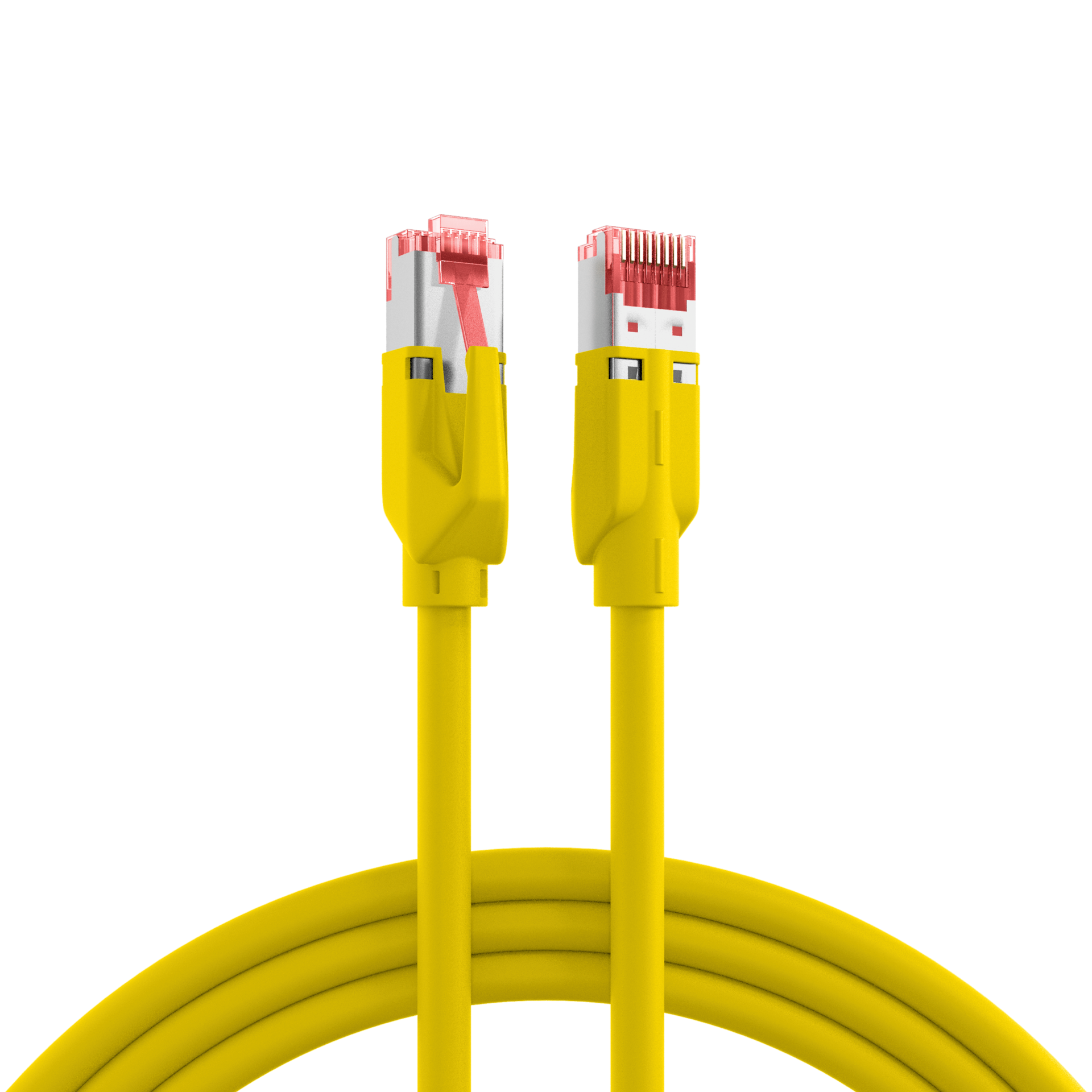 RJ45 Patch Cord Cat.6A S/FTP LSZH Draka UC900 TM21 yellow 2m