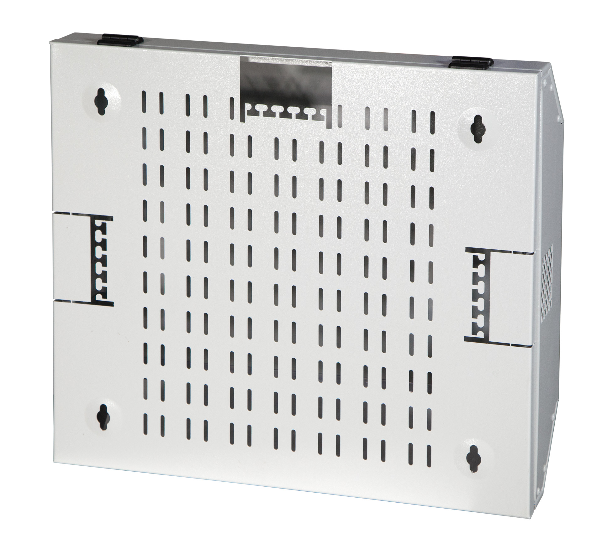 19“ Wall Housing 3U Vertical + 5U Horizontal, RAL7035