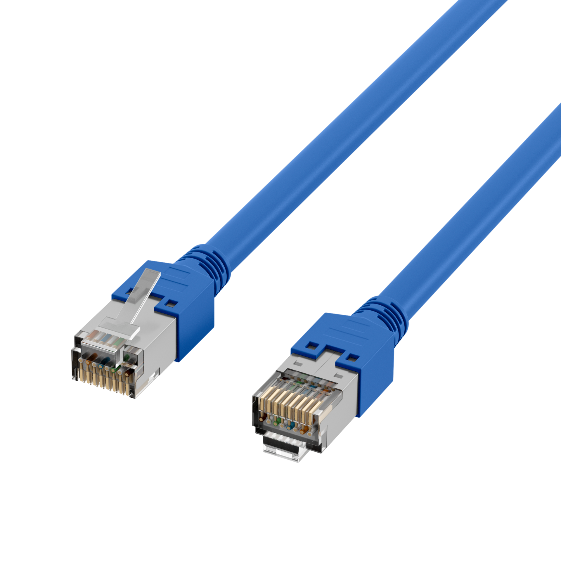 RJ45 Patch Cord Cat.5e S/UTP PVCDätwyler 5502 TM11 blue 0,5m