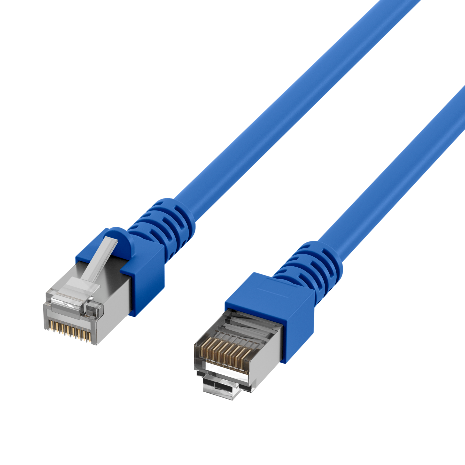 RJ45 Patch Cord Cat.5e SF/UTP PVC CCA blue 3m