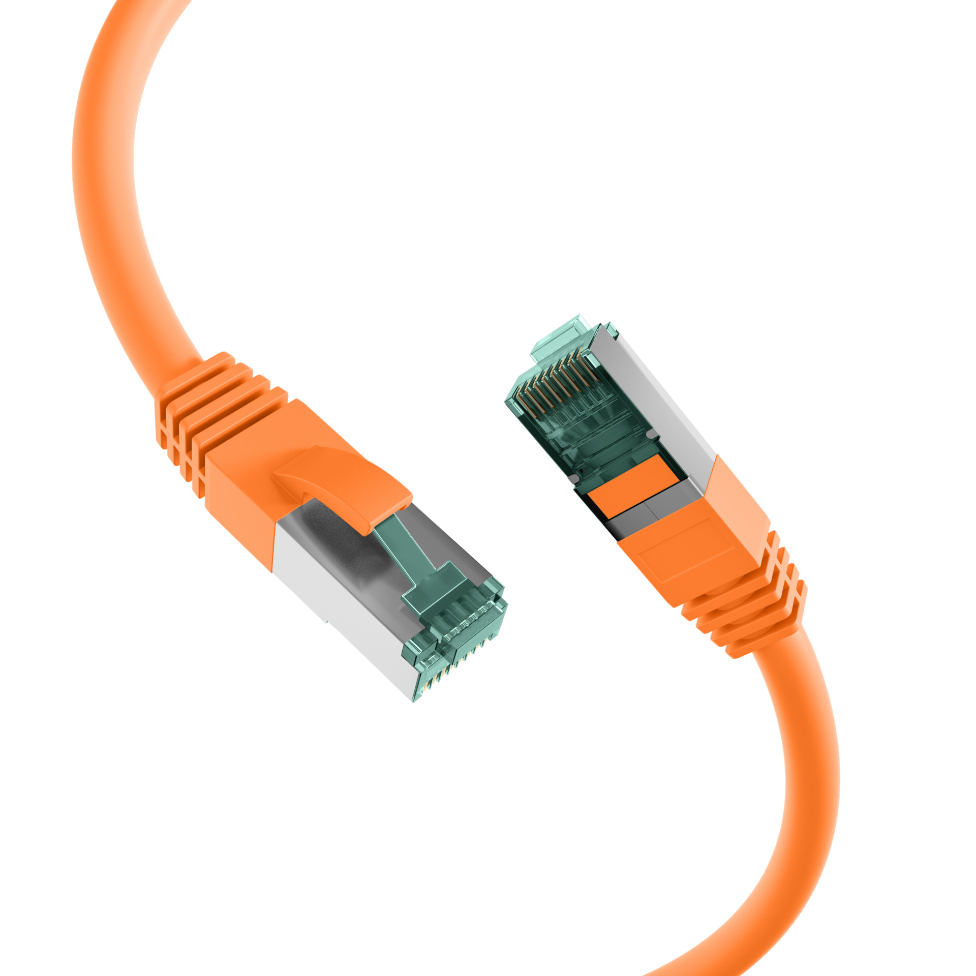 RJ45 Patch Cord Cat.6A S/FTP LSZH orange 20m