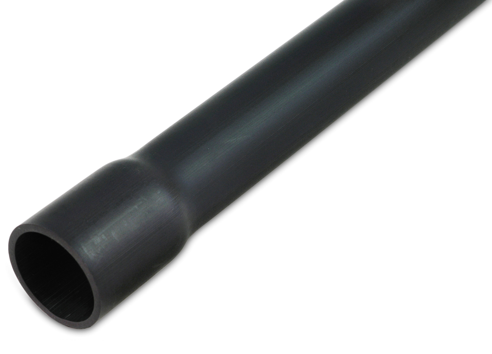 25mm Rigid Electric pipe halogen-free 750N with sleeve black