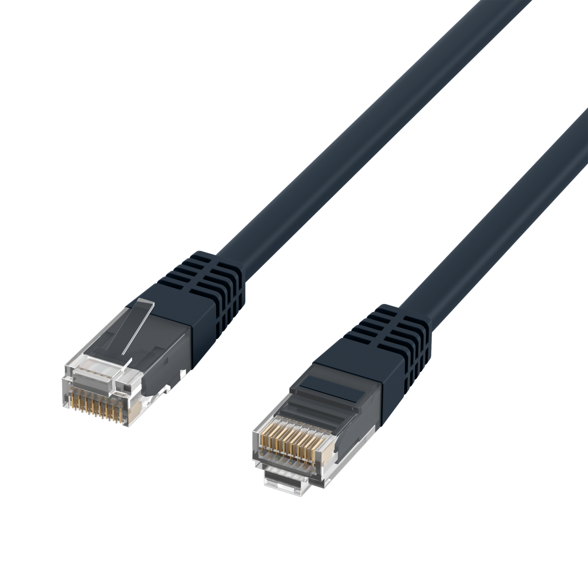 RJ45 Patch Cord Cat.6 U/UTP PVC CCA black 20m