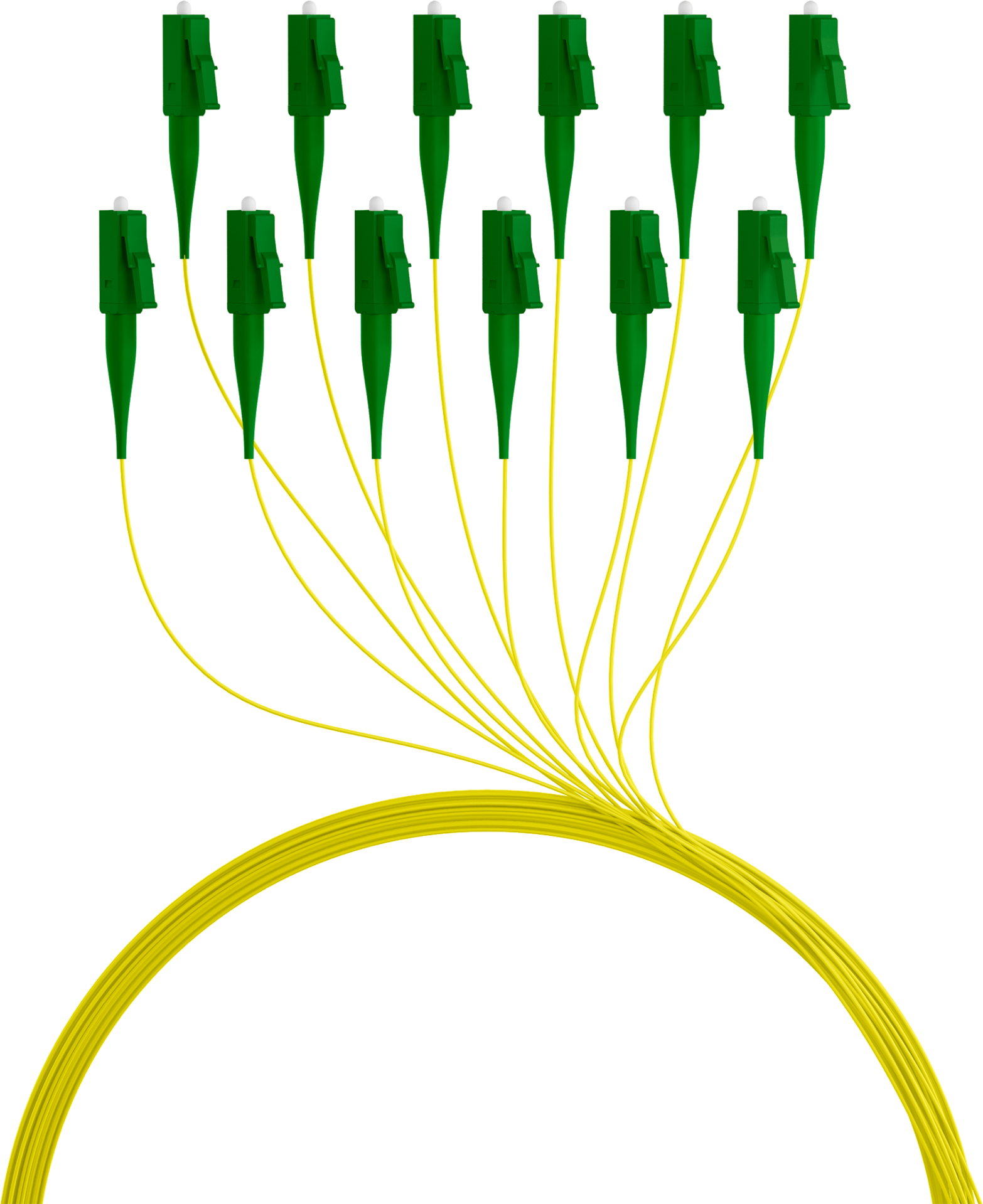 Fiber Pigtail LC/APC OS2 G652D-Yellow 2m - 1 piece