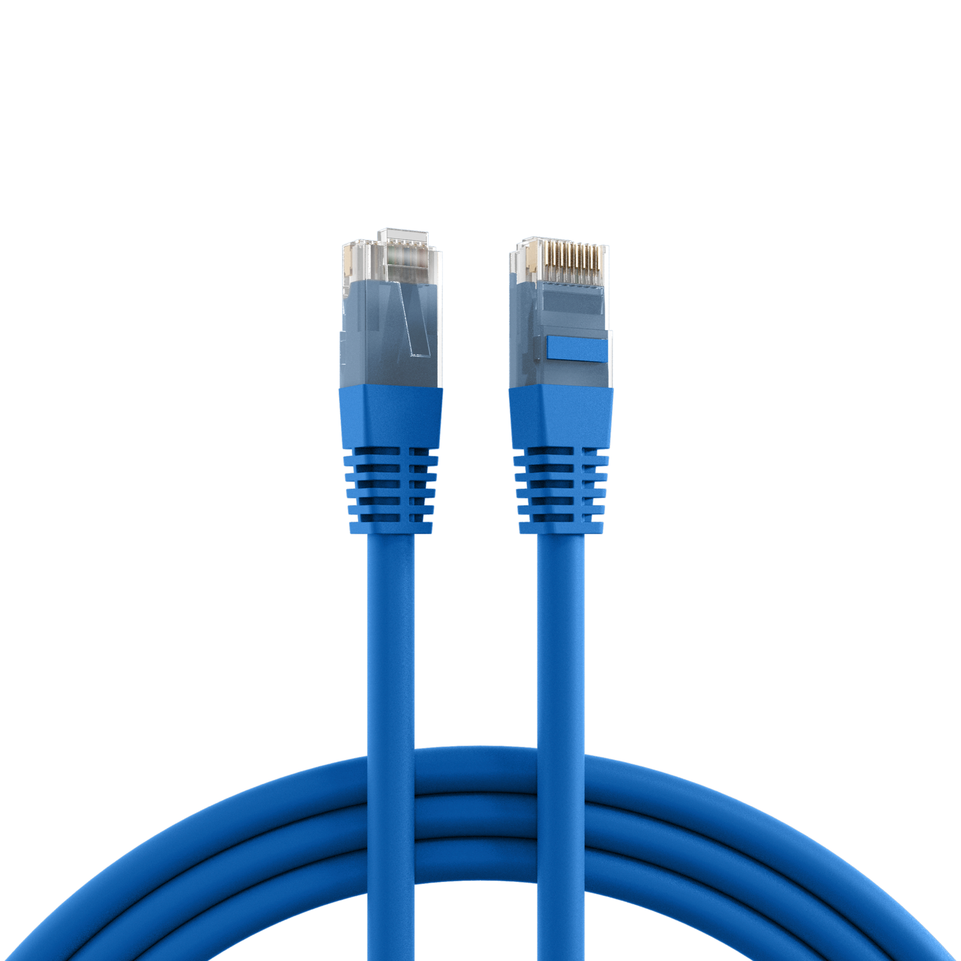 RJ45 Patch Cord Cat.5e U/UTP PVC CCA blue 20m