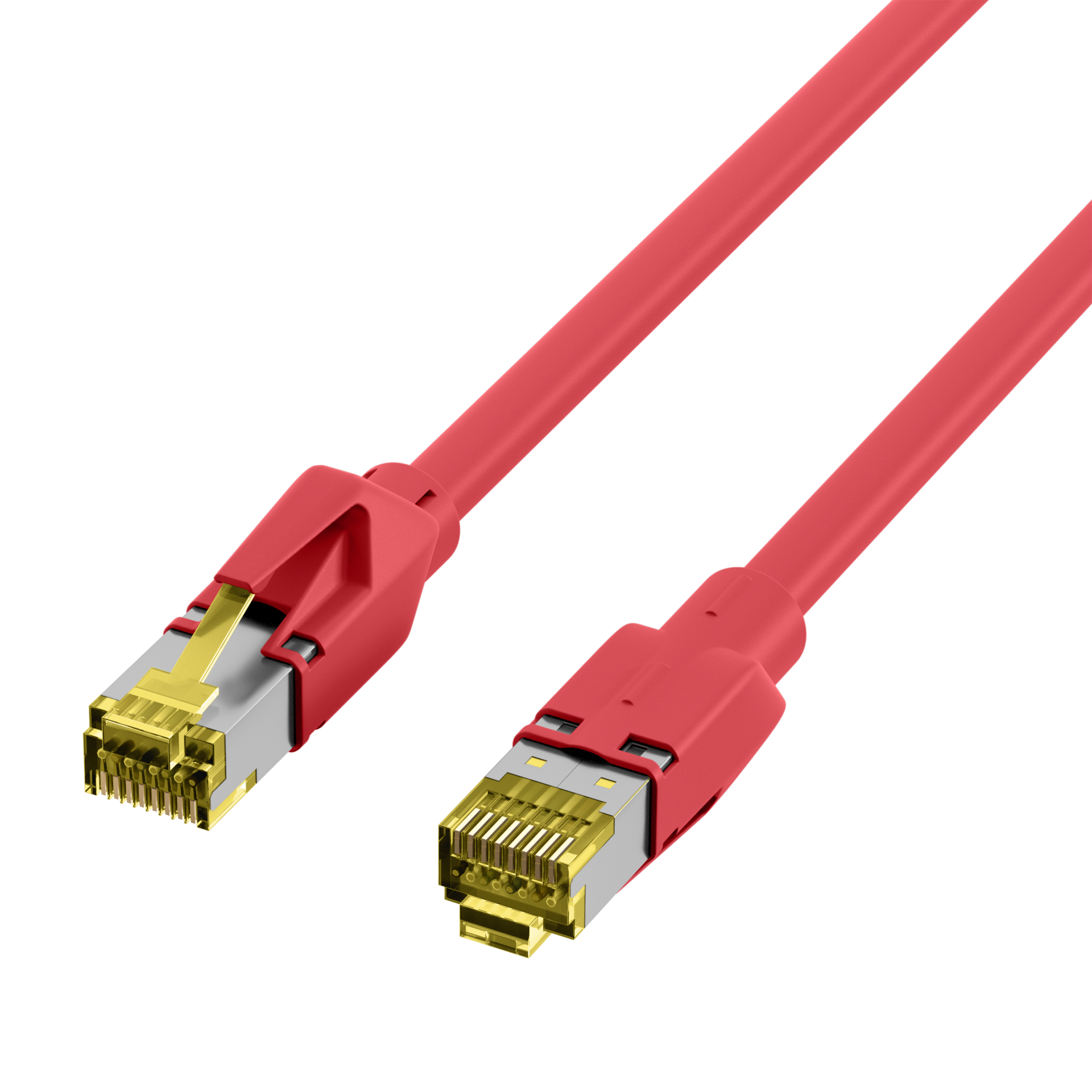 RJ45 Patch Cord Cat.6A S/FTP LSZH Dätwyler 7702 TM31 red 1m