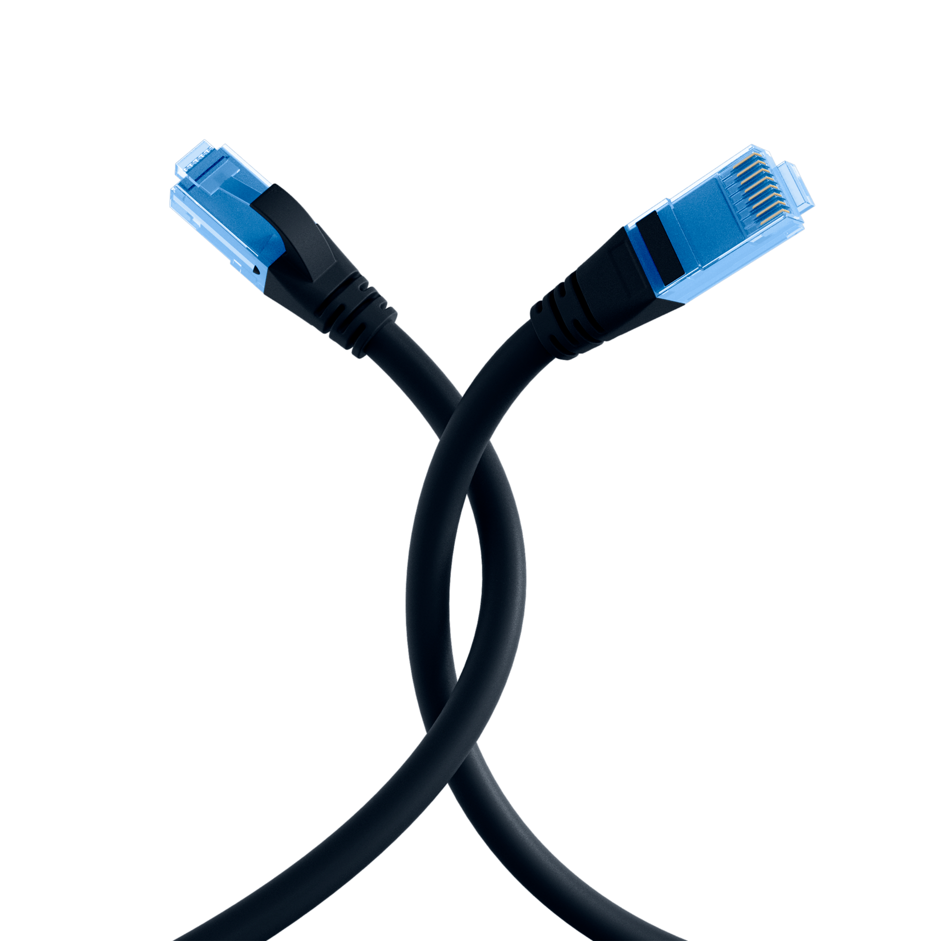 RJ45 Patch Cord Cat.6A U/UTP LSZH Premium 500MHz black 5m