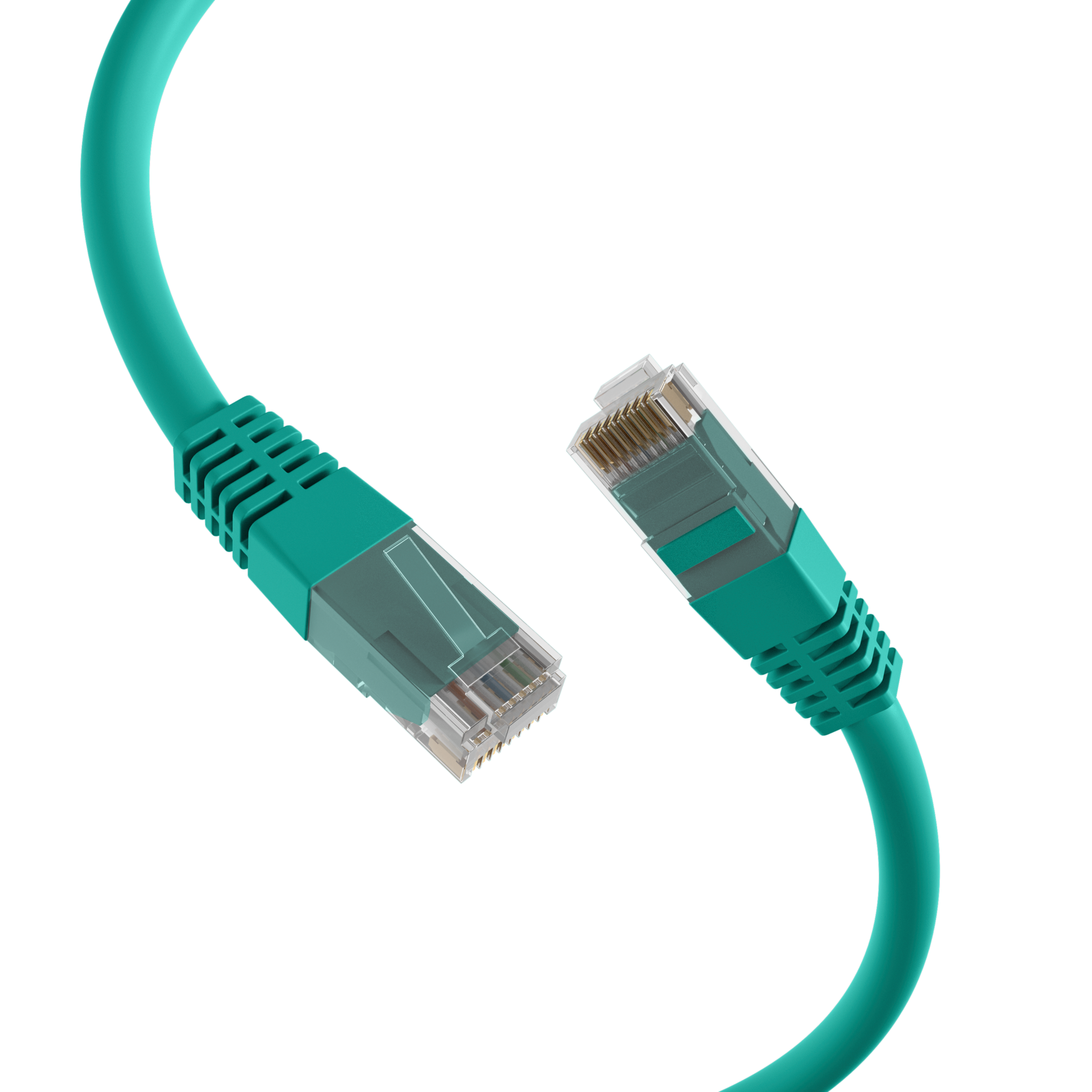 RJ45 Patch Cord Cat.5e U/UTP PVC CCA green 7,5m