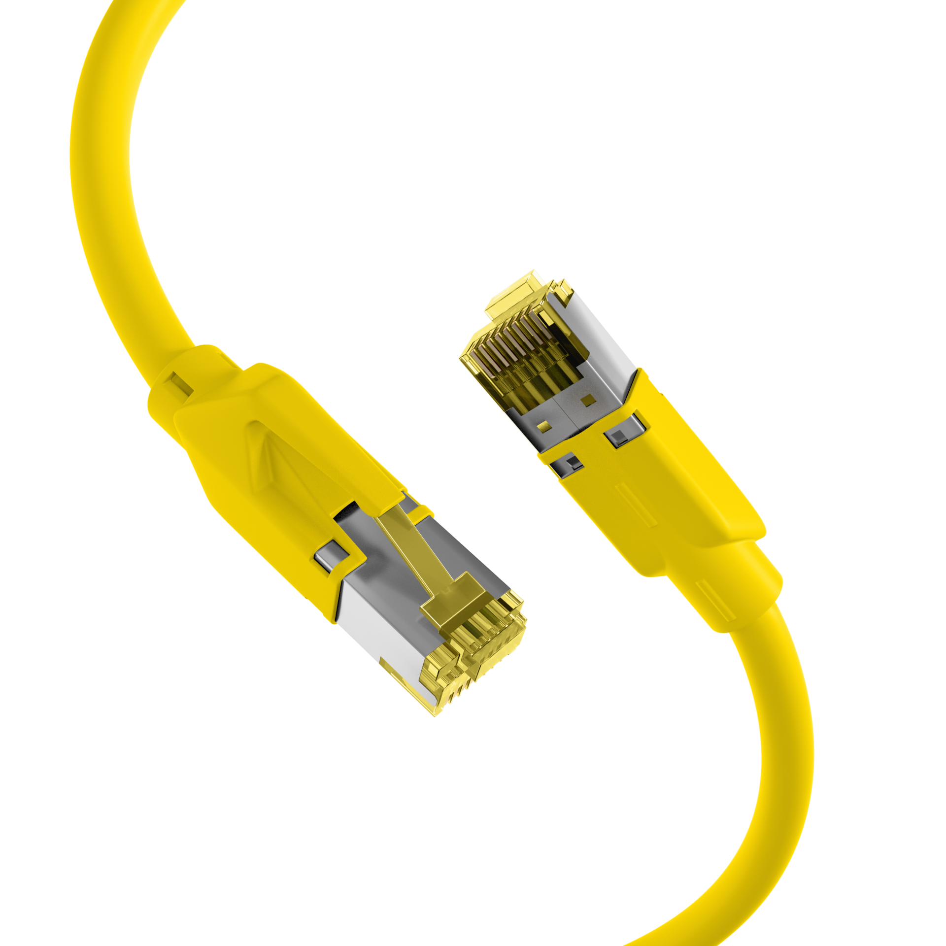 RJ45 Patch Cord Cat.6A S/FTP LSZH Dätwyler 7702 TM31 yellow 25m