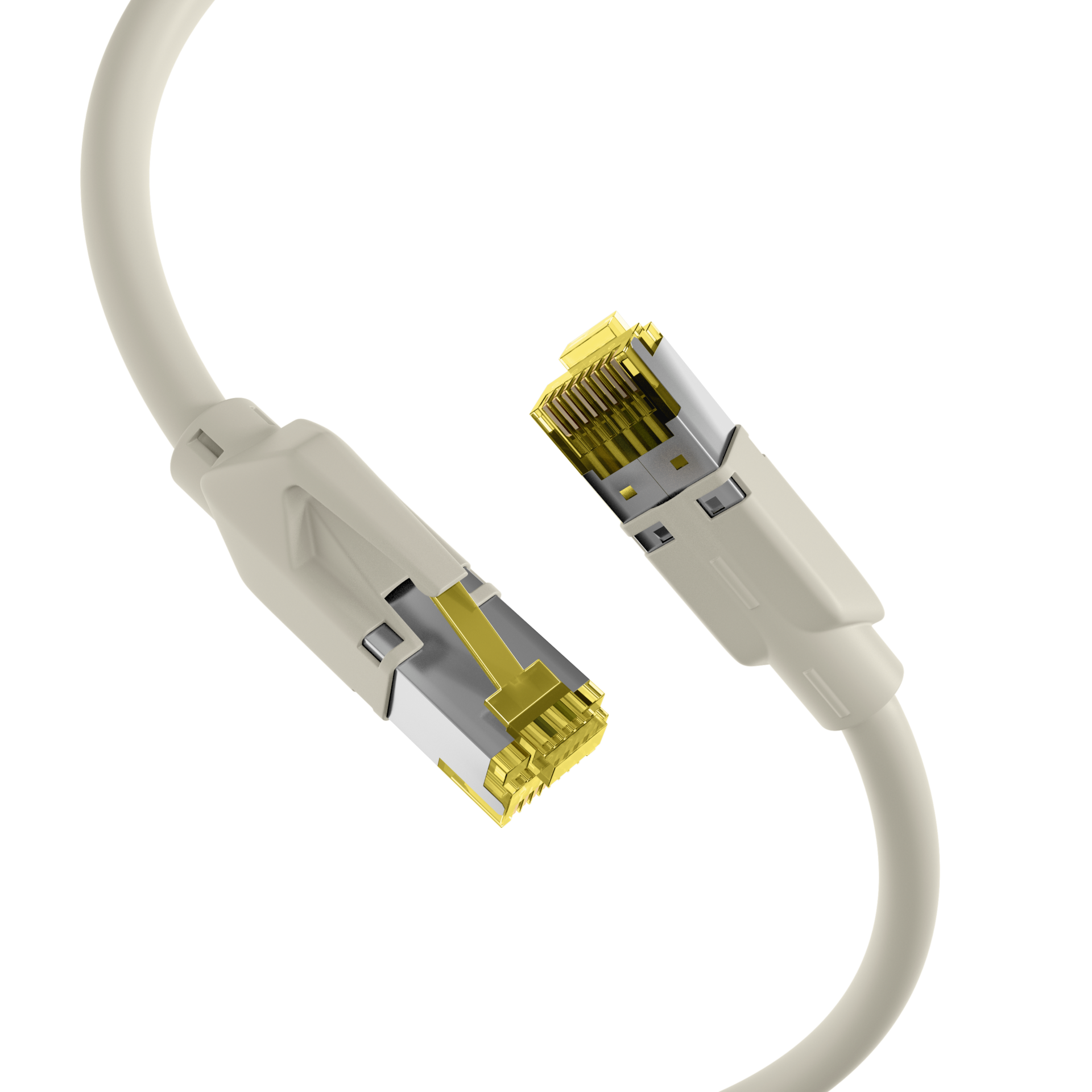 RJ45 Patch Cord Cat.6A S/FTP LSZH Dätwyler 7702 TM31 grey 15m