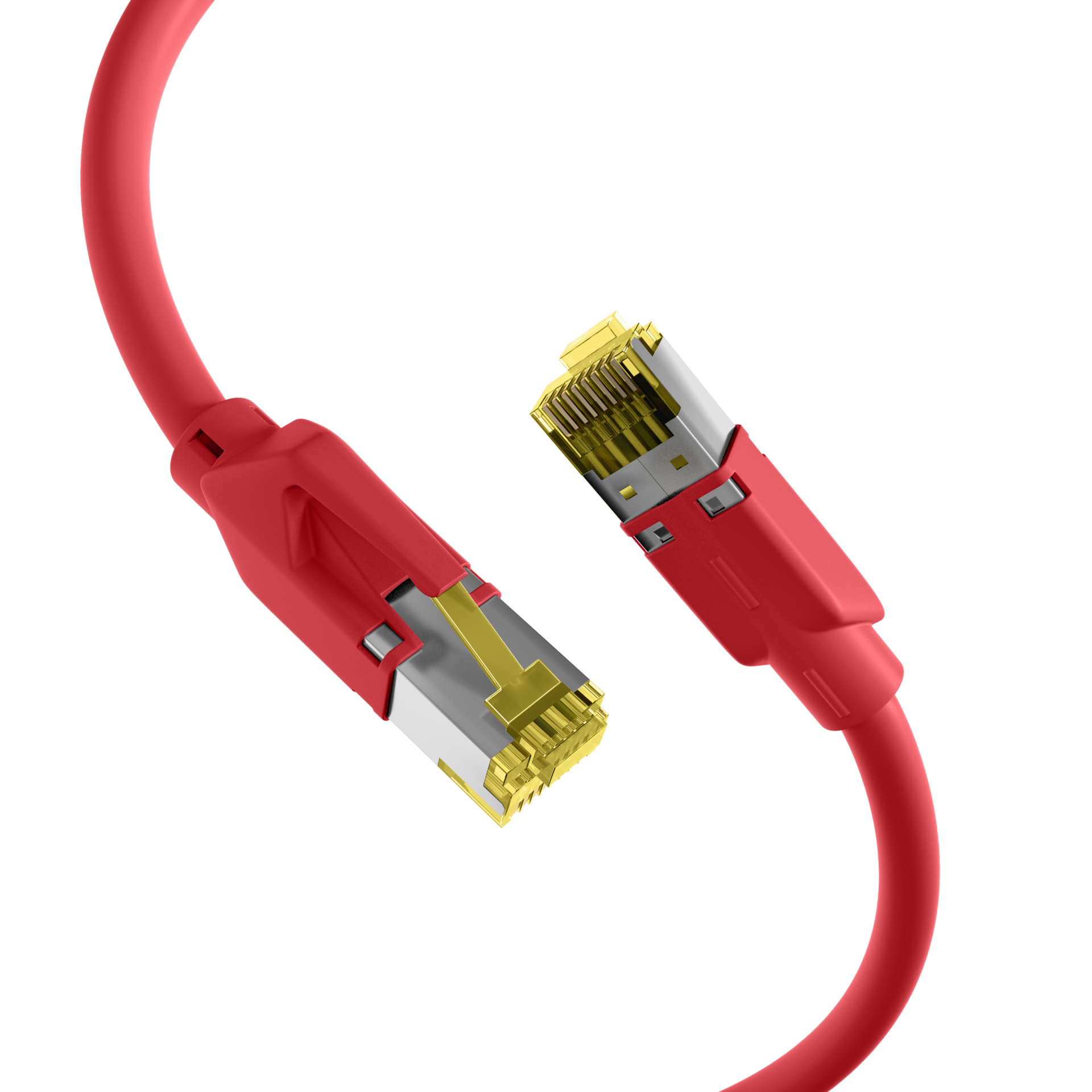 RJ45 Patch Cord Cat.6A S/FTP LSZH Dätwyler 7702 TM31 red 3m