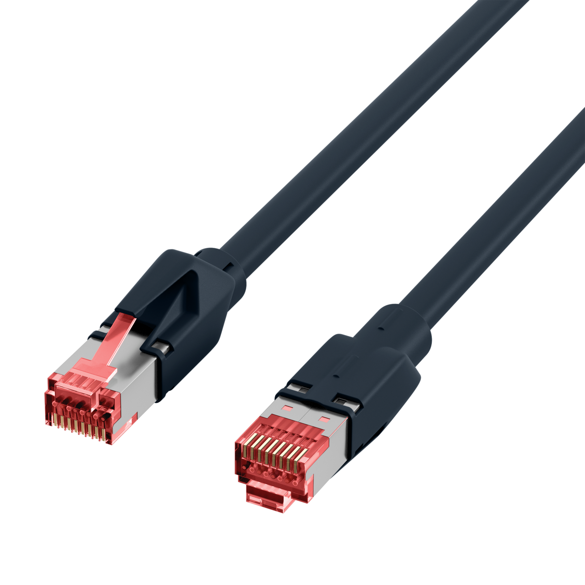 RJ45 Patch Cord Cat.6A S/FTP LSZH Draka UC900 TM21 black 2m