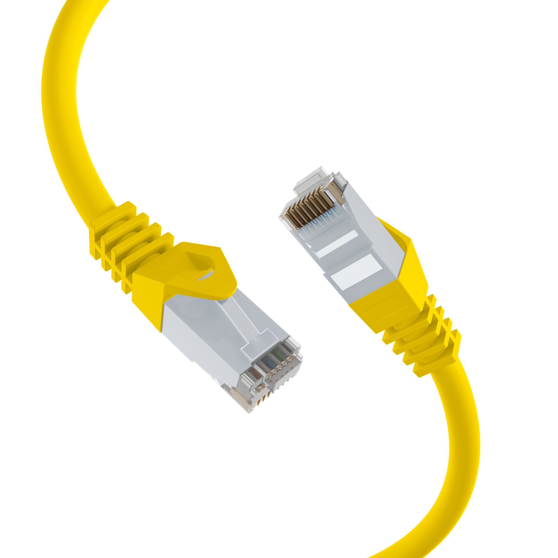 RJ45 Patch Cord Cat.6 U/UTP LSZH CCA yellow 5m