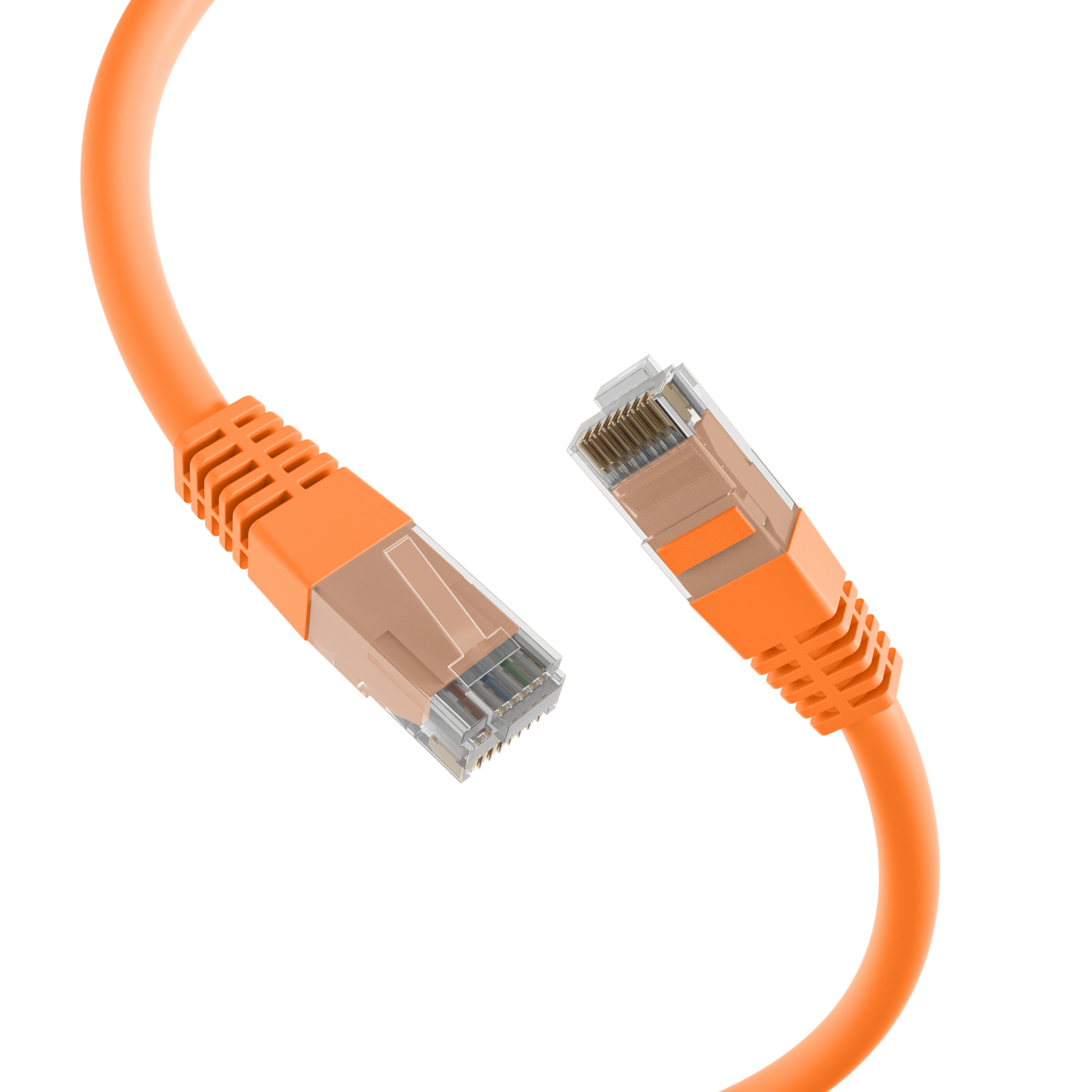 RJ45 Patch Cord Cat.5e U/UTP PVC CCA orange 15m