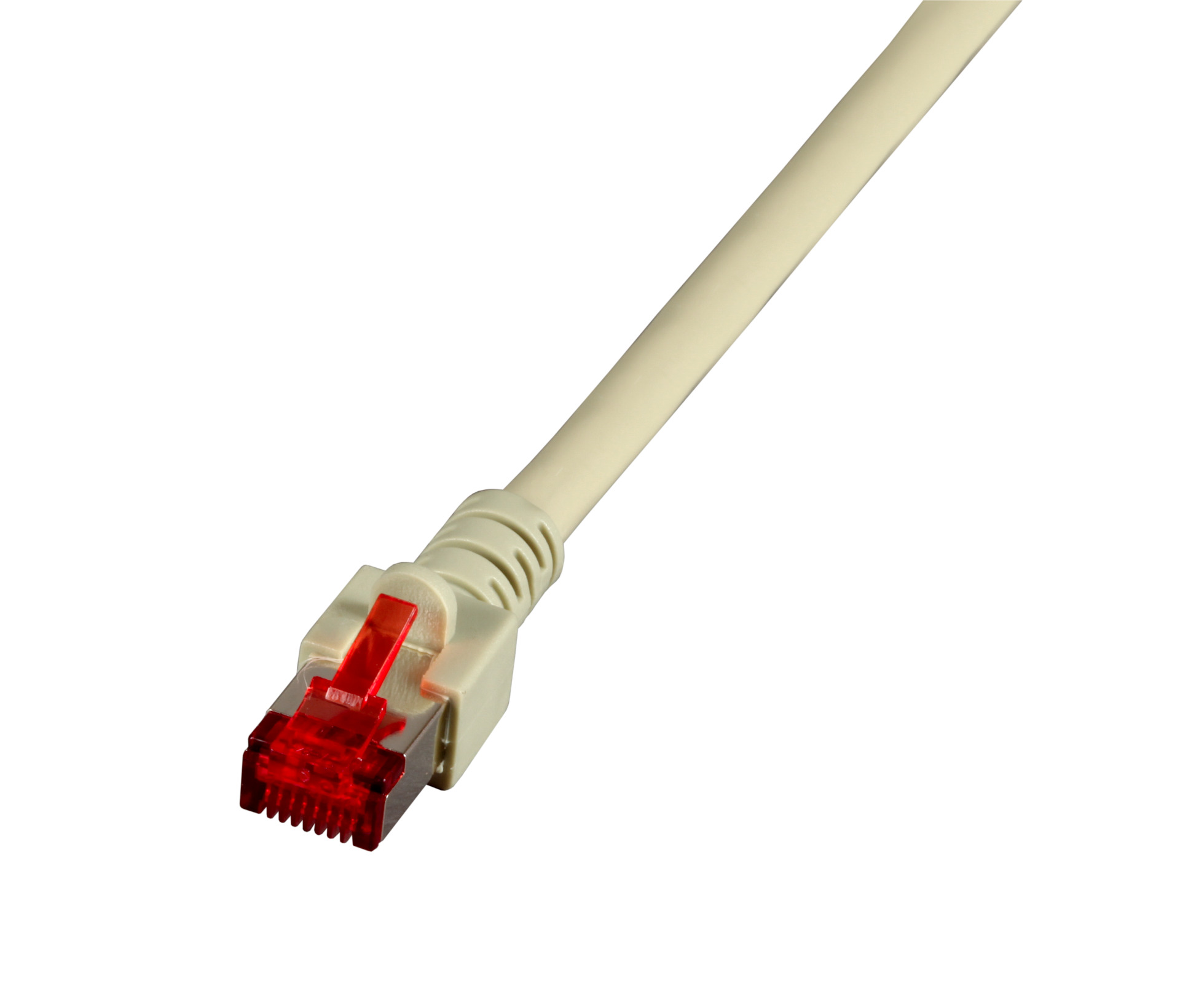 RJ45 Patch cable S/FTP, Cat.6, LSZH, 0.15m, grey