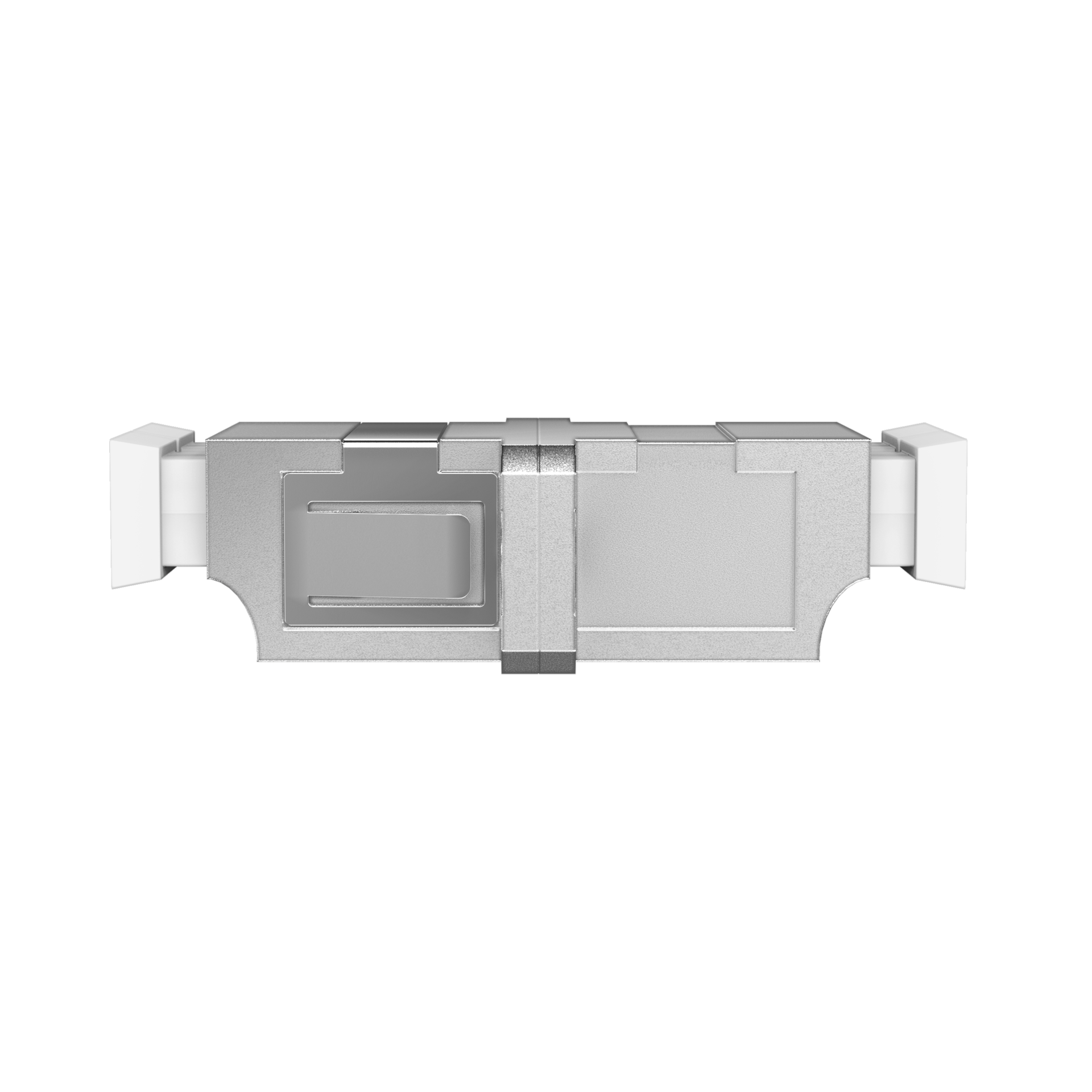 Adapter  LC Duplex OS2 metal housing 