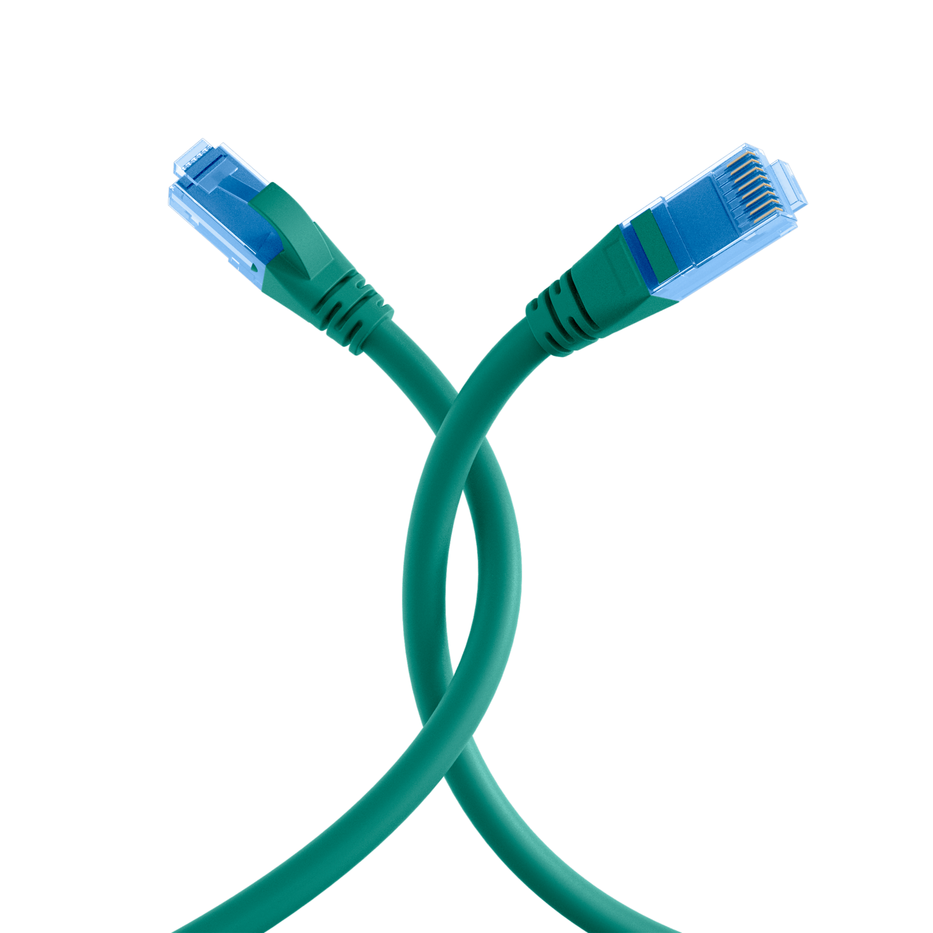 RJ45 Patch Cord Cat.6A U/UTP LSZH Premium 500MHz green 5m