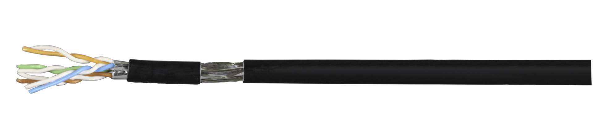 Patch cable Cat.7 PiMF UC900MHz SS27 4P, FRNC-B, grey