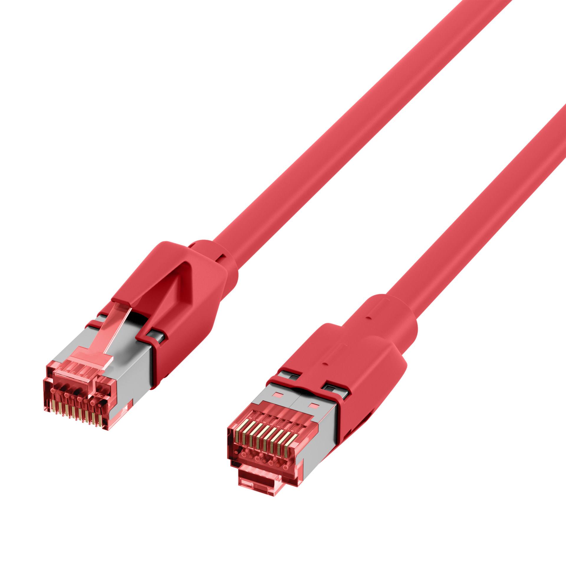 RJ45 Patch Cord Cat.6A S/FTP Dätwyler 7702 TM21 red 3m