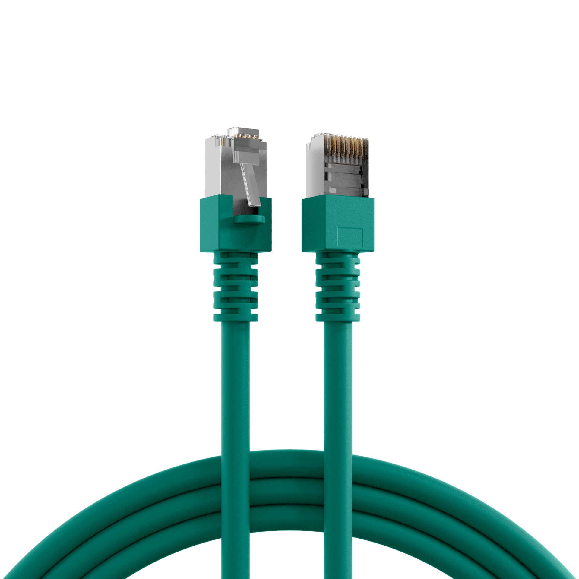 RJ45 Patch Cord Cat.5e SF/UTP PVC CCA green 1,5m