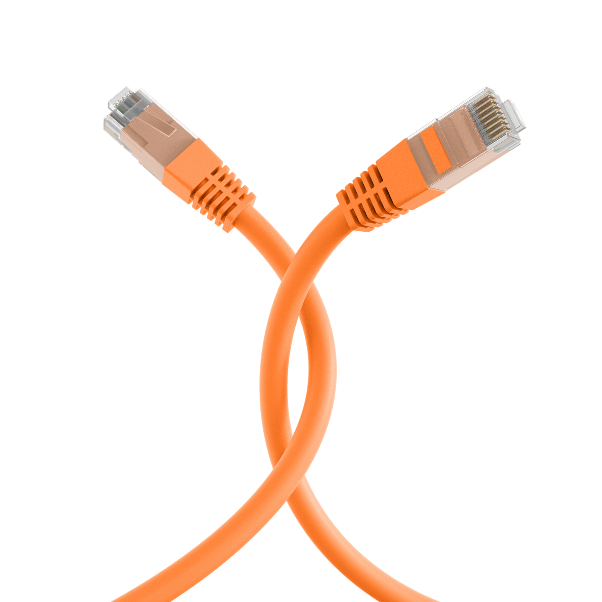 RJ45 Patch Cord Cat.5e U/UTP PVC CCA orange 5m