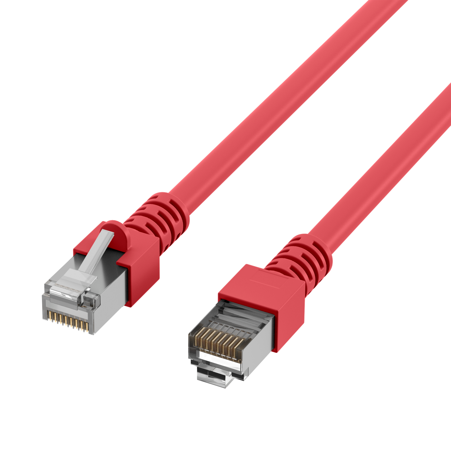 RJ45 Patch Cord Cat.5e SF/UTP PVC CCA red 1,5m