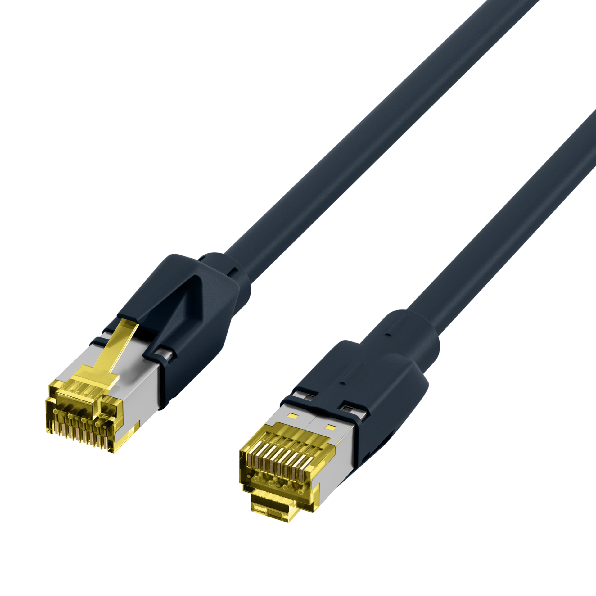 RJ45 Patch Cord Cat.6A S/FTP LSZH Dätwyler 7702 TM31 black 15m