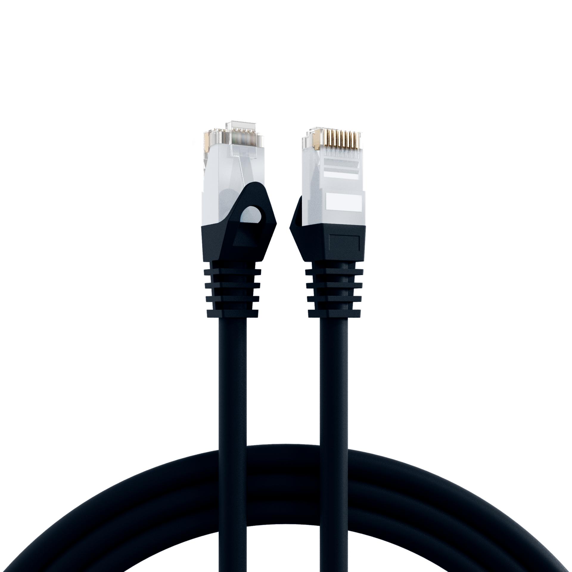 RJ45 Patch Cord Cat.6 U/UTP LSZH CCA black 1m