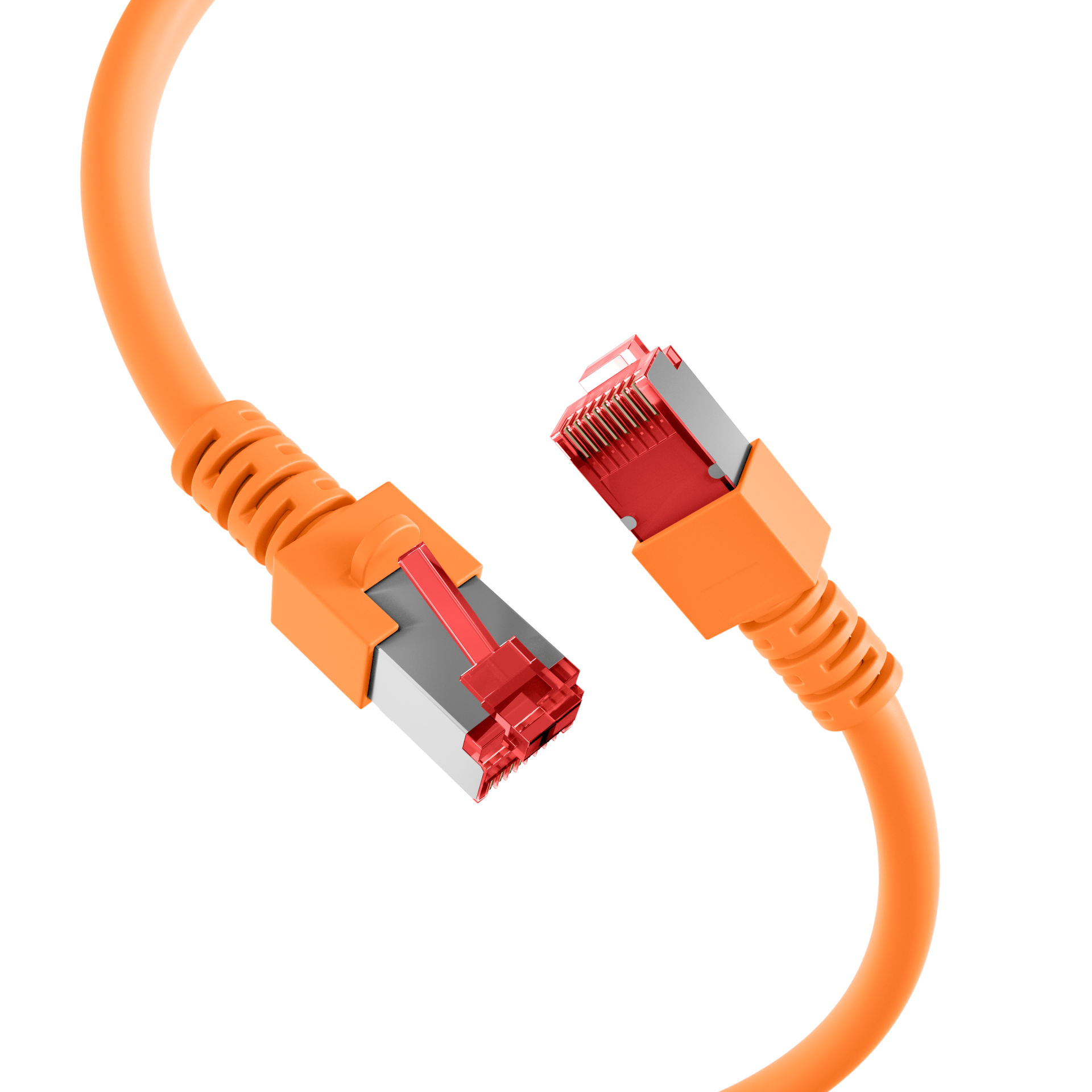 RJ45 Patch Cord Cat.6 S/FTP LSZH orange 0,5m