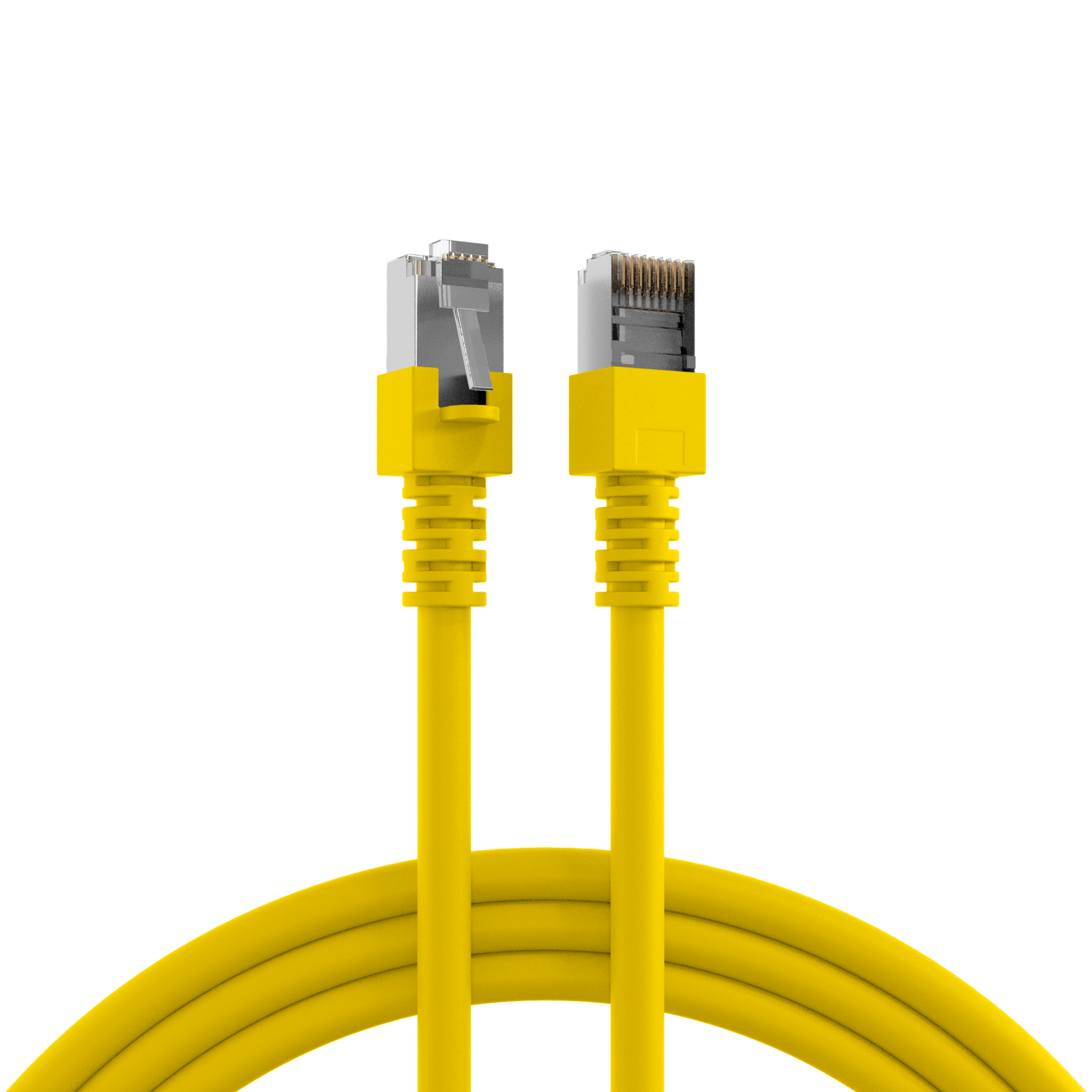 RJ45 Patch Cord Cat.5e SF/UTP PVC CCA yellow 5m