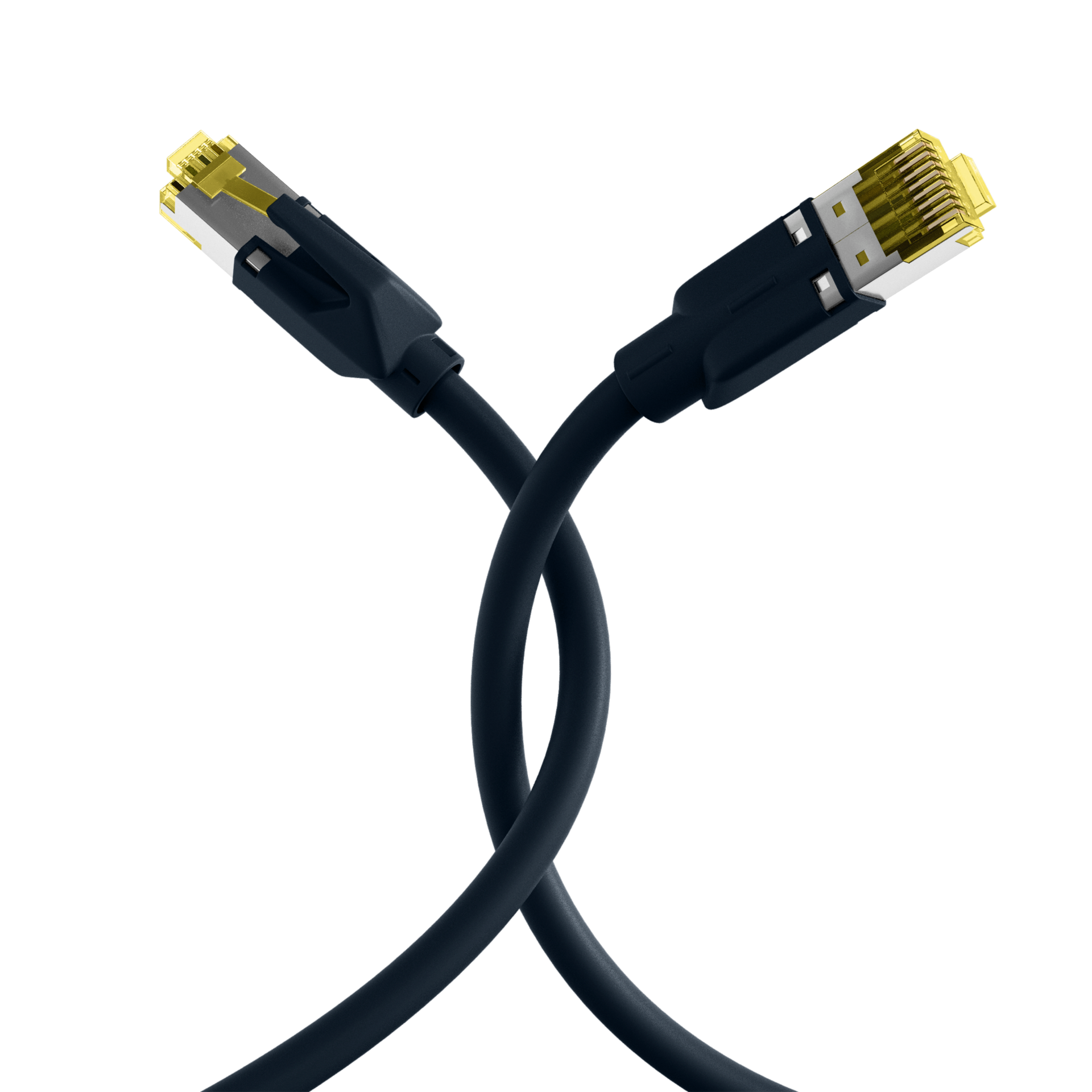 RJ45 Patch Cord Cat.6A S/FTP LSZH Dätwyler 7702 TM31 black 15m