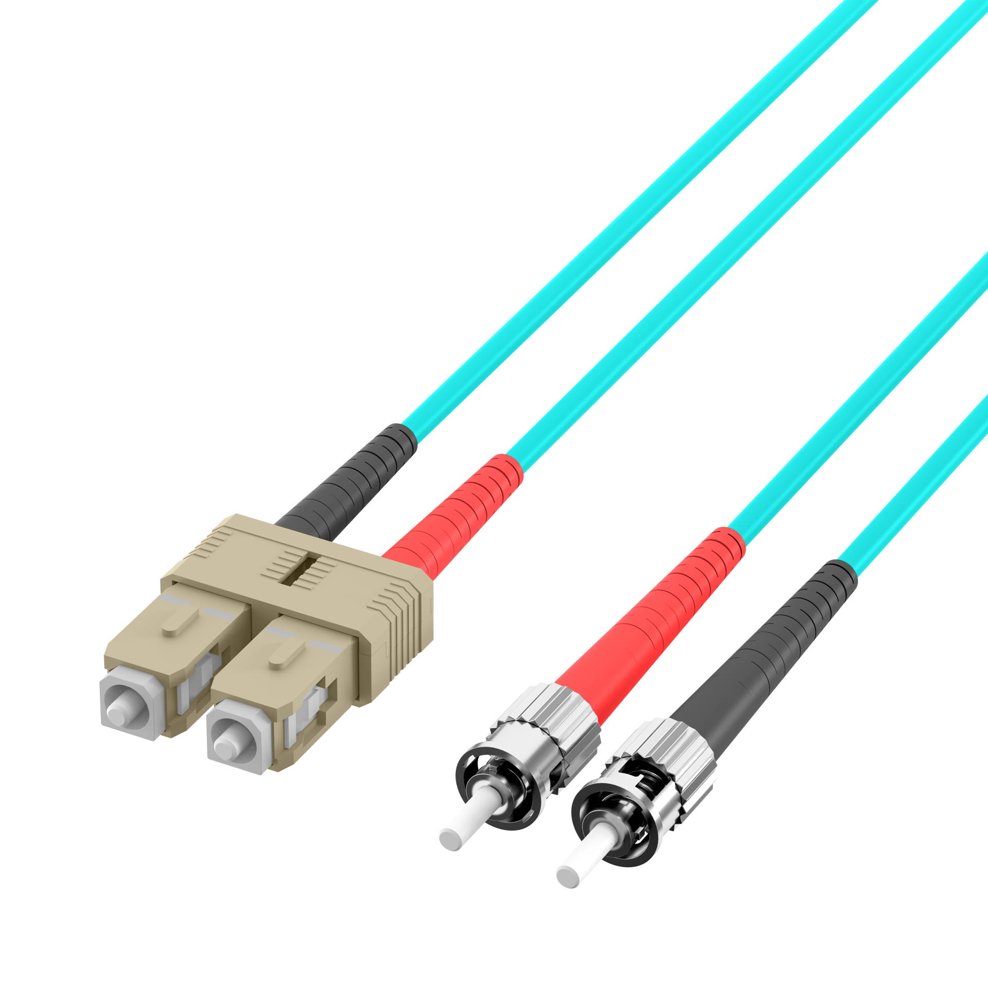 Duplex Patchcable SC-ST, 50/125µ, OM3 Duplex Patchcable SC-ST, 50/125µ, OM3