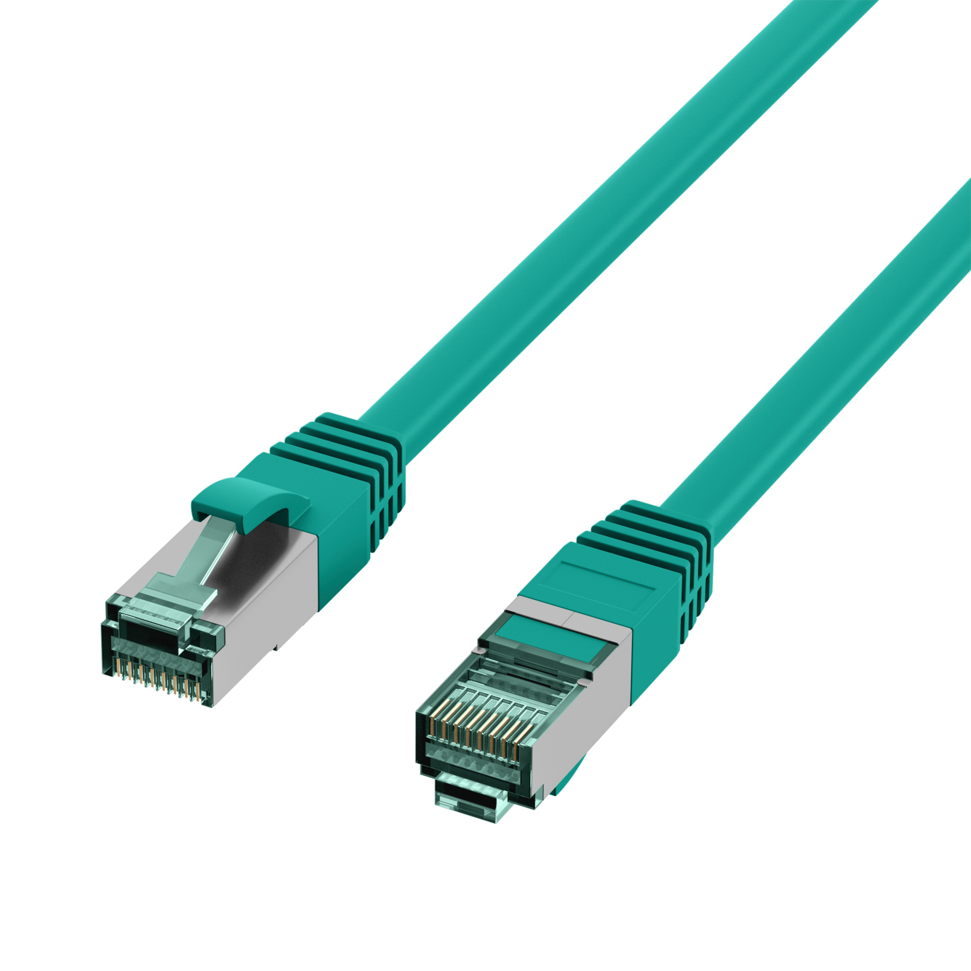 RJ45 Patch Cord Cat.6A S/FTP LSZH green 30m