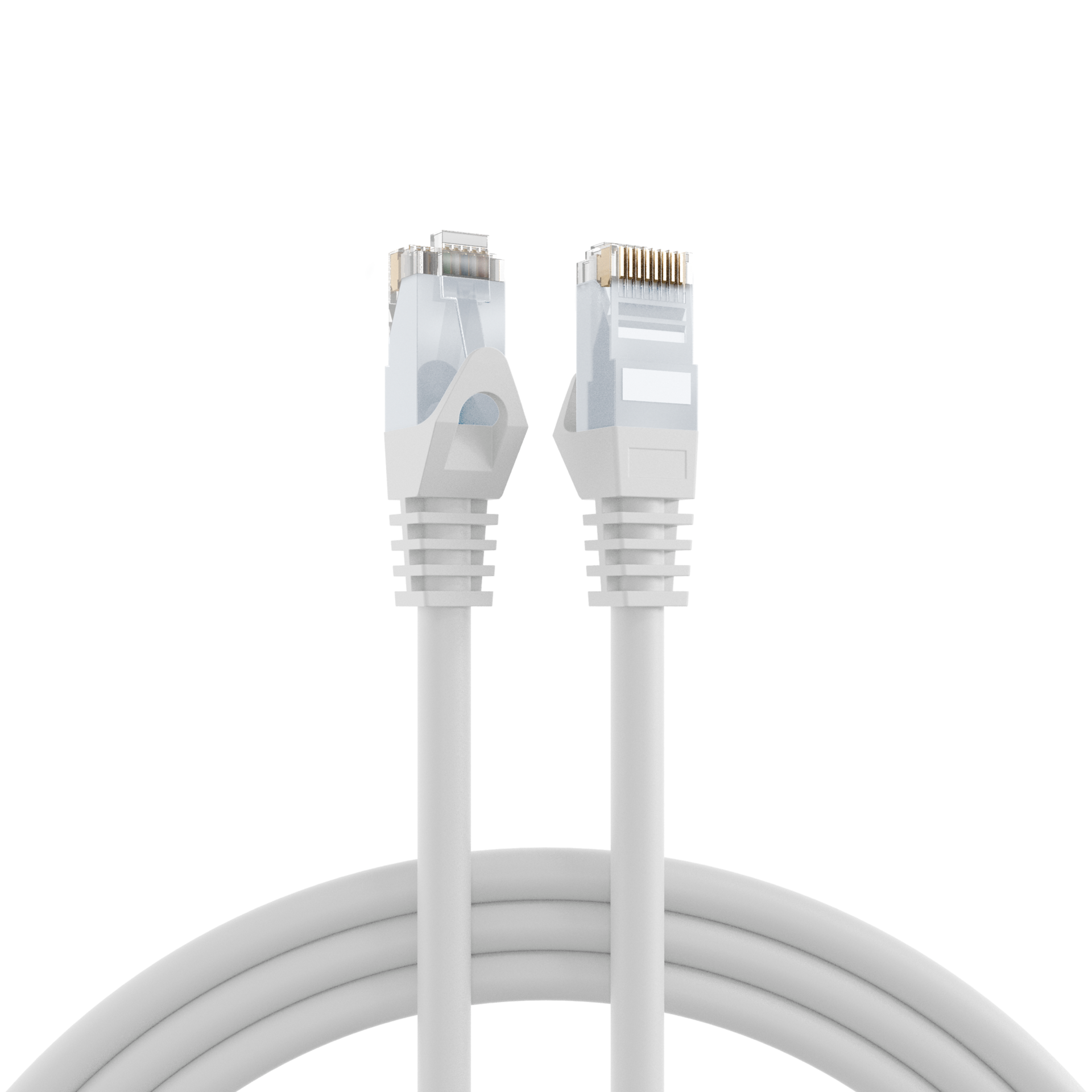 RJ45 Patch Cord Cat.6 U/UTP LSZH CCA white 5m