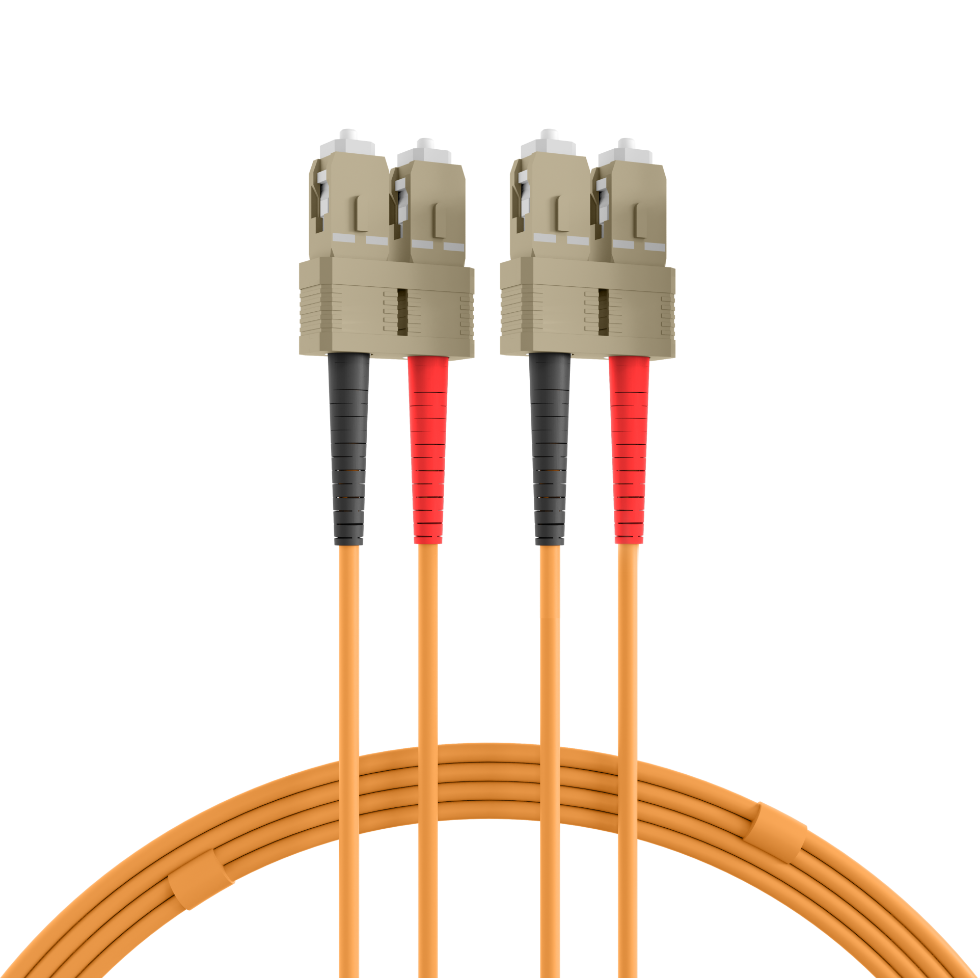 Duplex Patchcable SC-SC OM2 3m LSZH 3mm orange