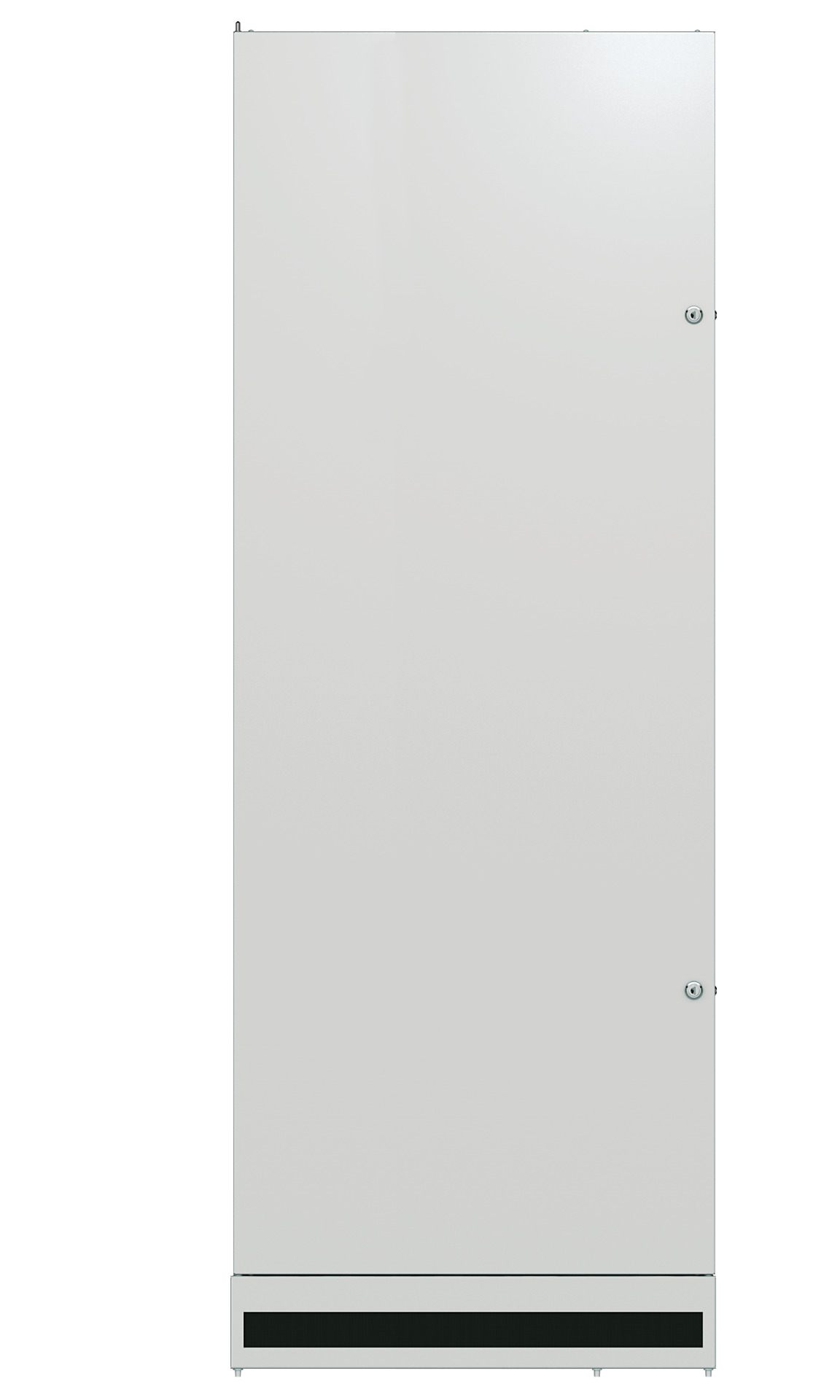 Door for PRO 18U, W=600, Steel, 1-Part, LL, RAL7035, Rear Door