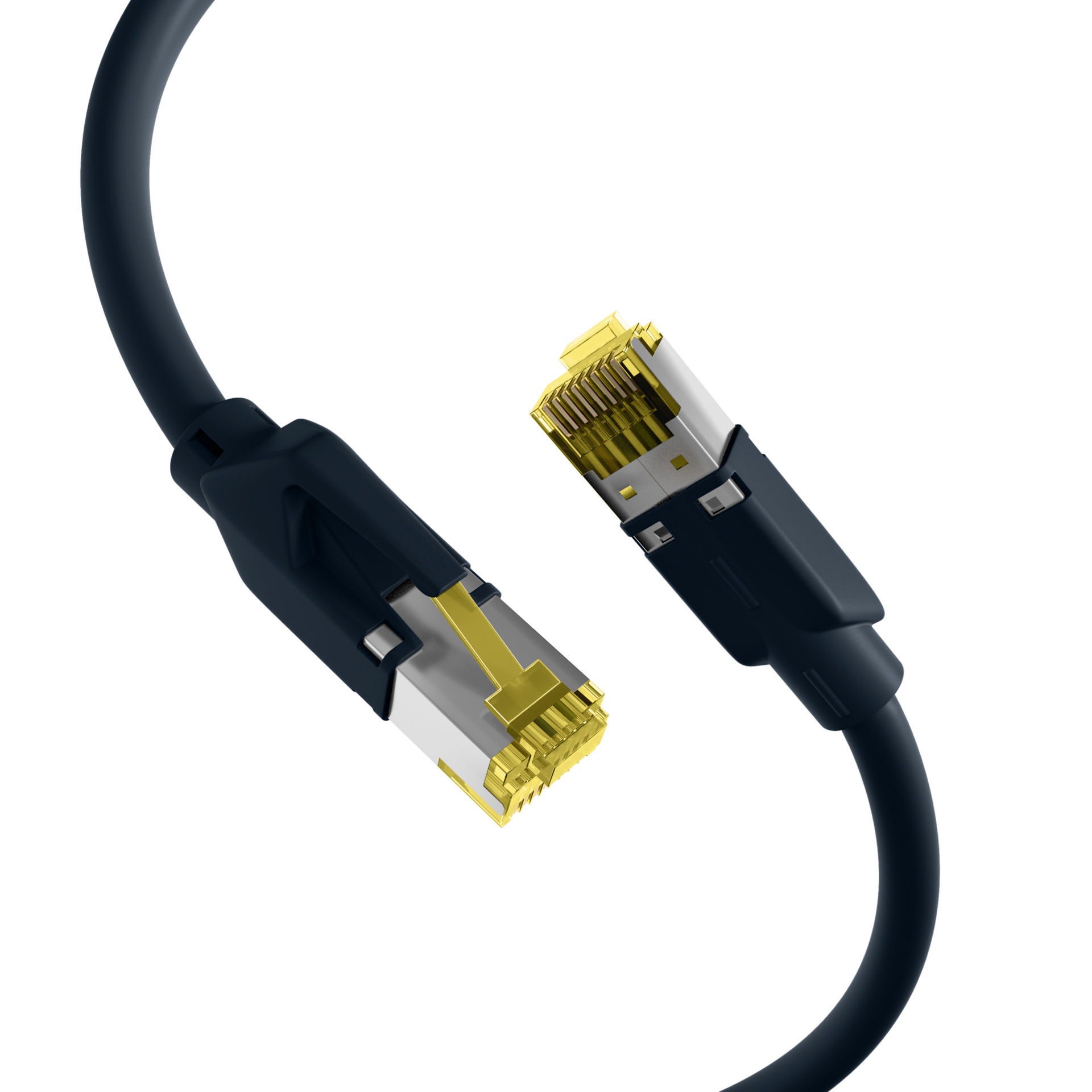 RJ45 Patch Cord Cat.6A S/FTP LSZH Dätwyler 7702 TM31 black 15m