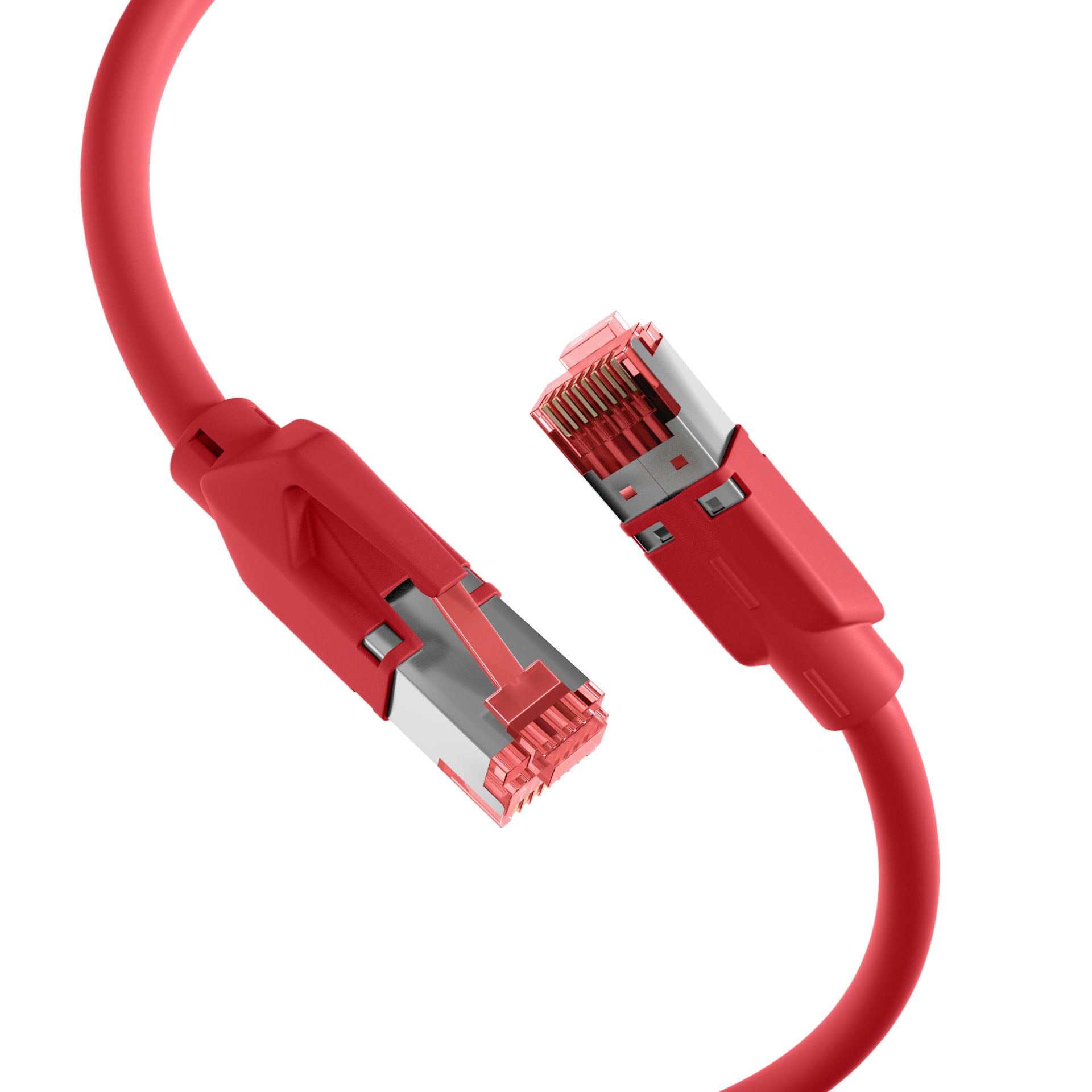 RJ45 Patch Cord Cat.6A S/FTP LSZH Draka UC900 TM21 red 7,5m